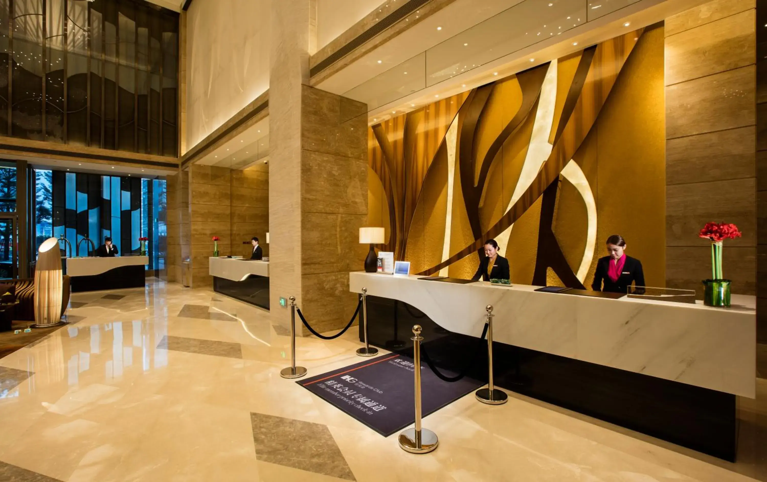 Lobby or reception in Crowne Plaza Fuzhou Riverside by IHG Lobby or reception in Crowne Plaza Fuzhou Riverside by IHG