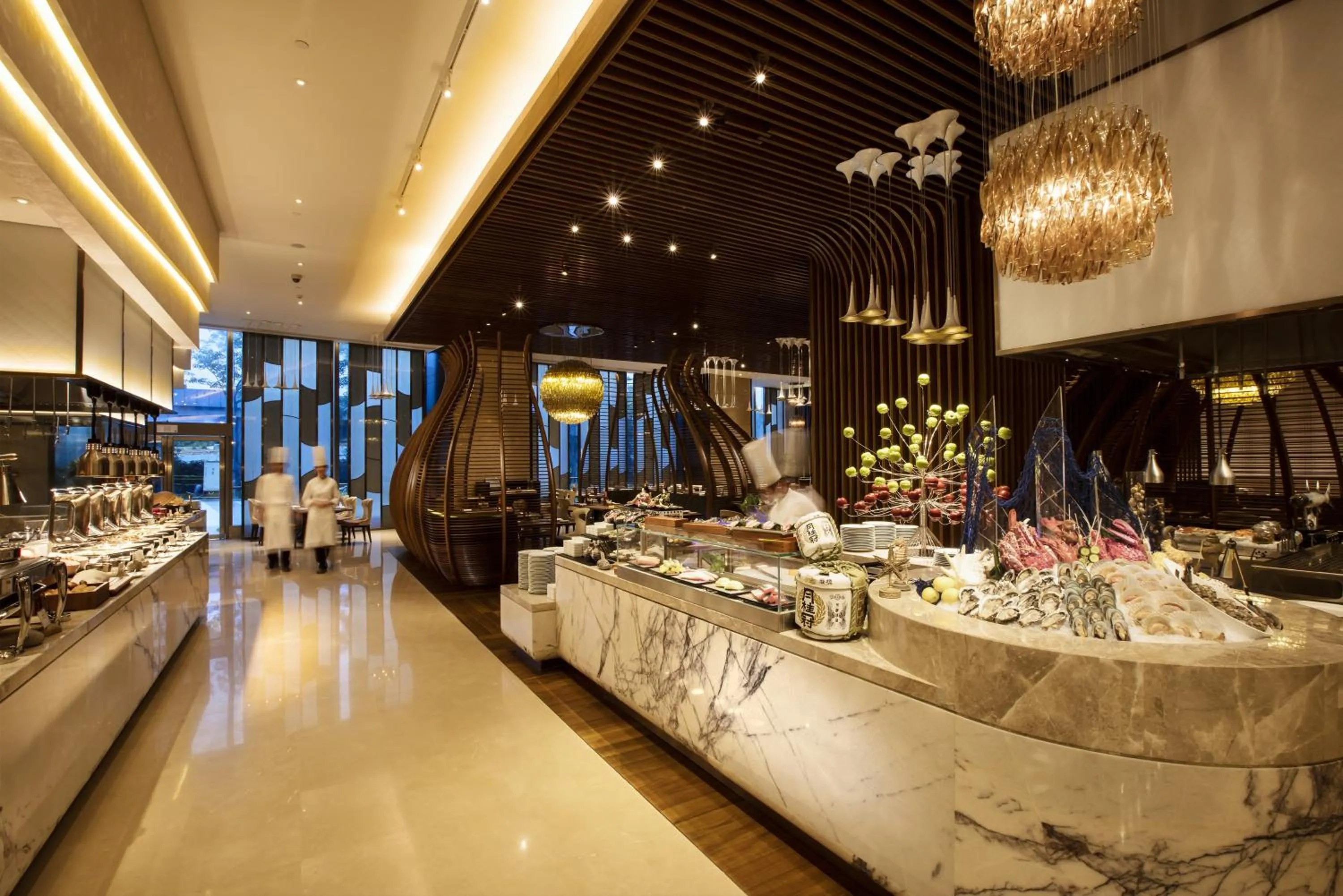 Restaurant/places to eat in Crowne Plaza Fuzhou Riverside by IHG