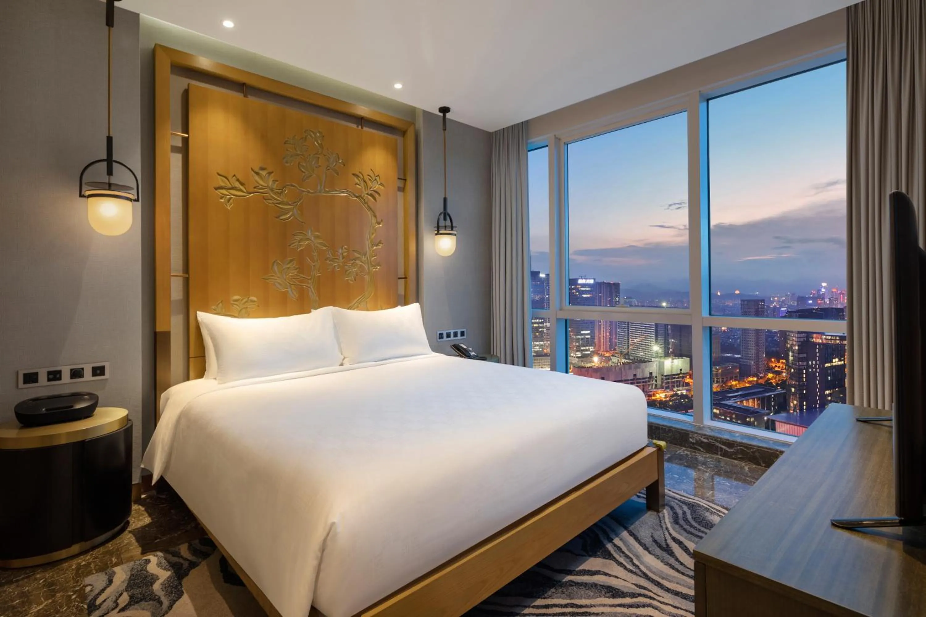 Bed in InterContinental Haikou Seaview by IHG