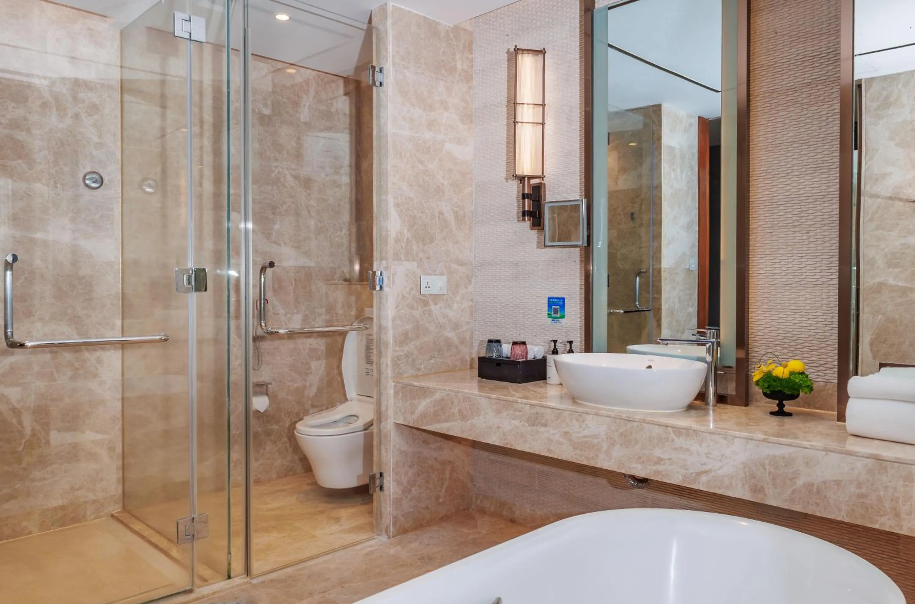 Bathroom in InterContinental Haikou Seaview by IHG