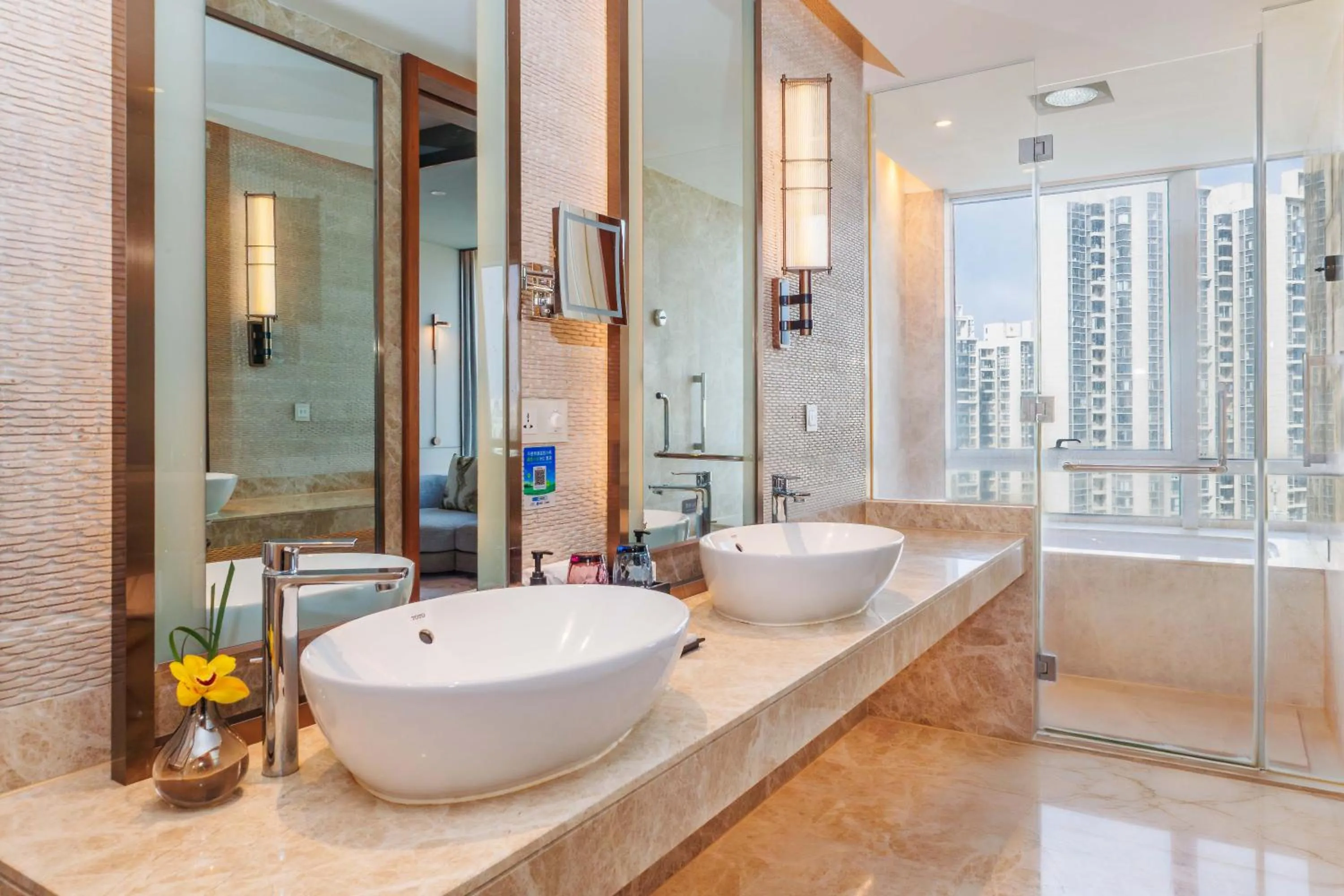 Bathroom in InterContinental Haikou Seaview by IHG
