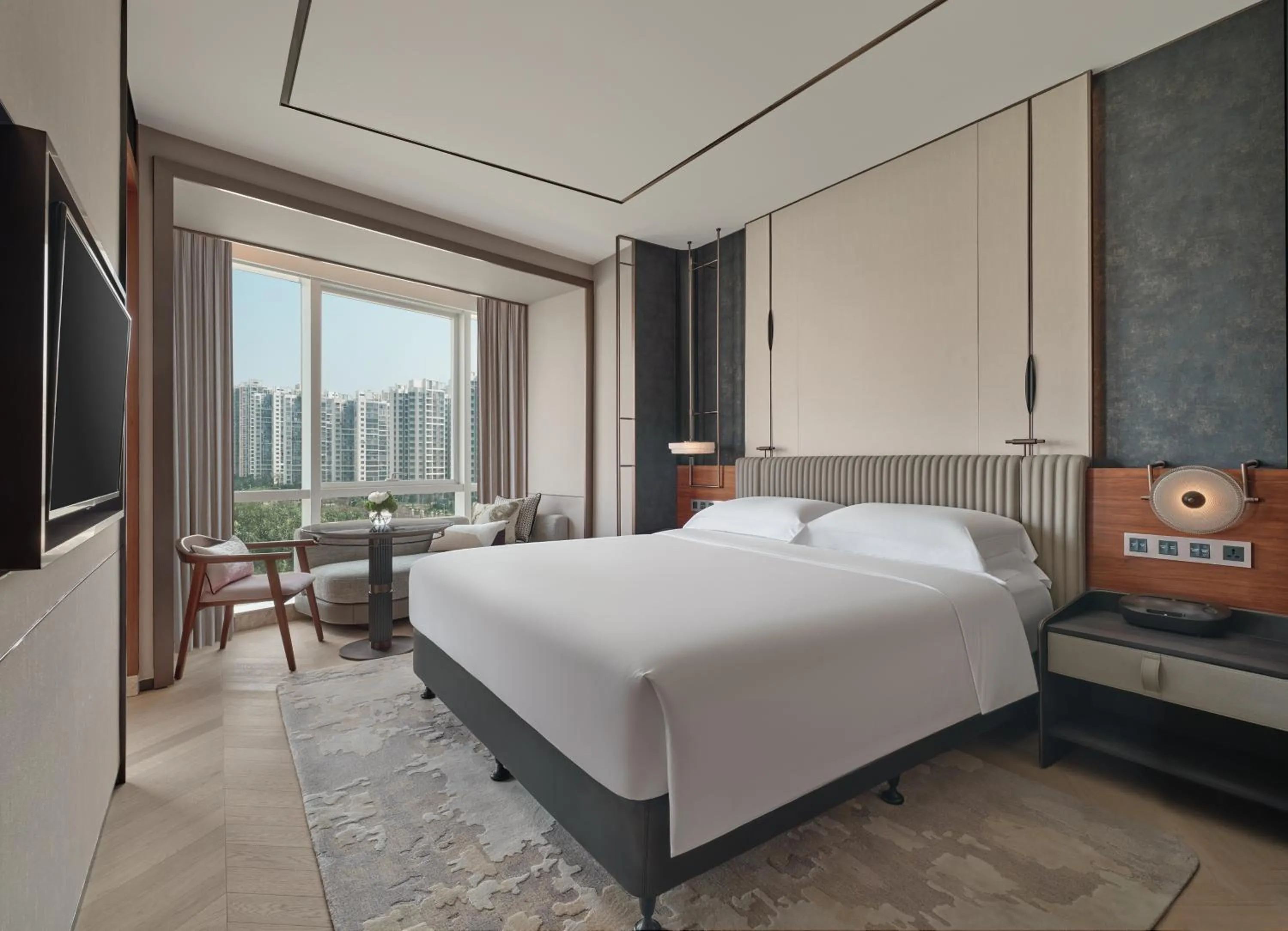 Bed in InterContinental Haikou Seaview by IHG