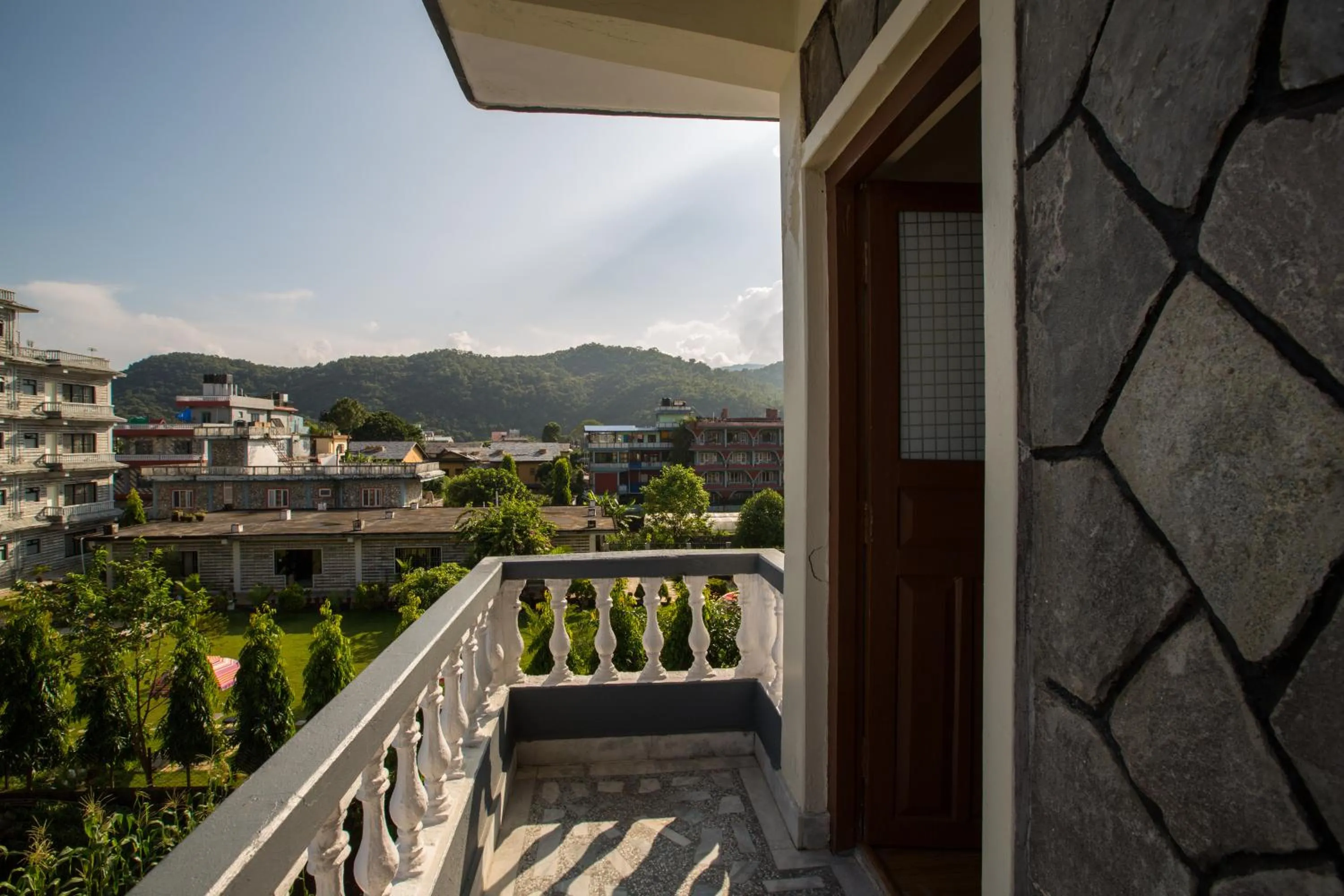 Balcony/Terrace in Hotel Pokhara View