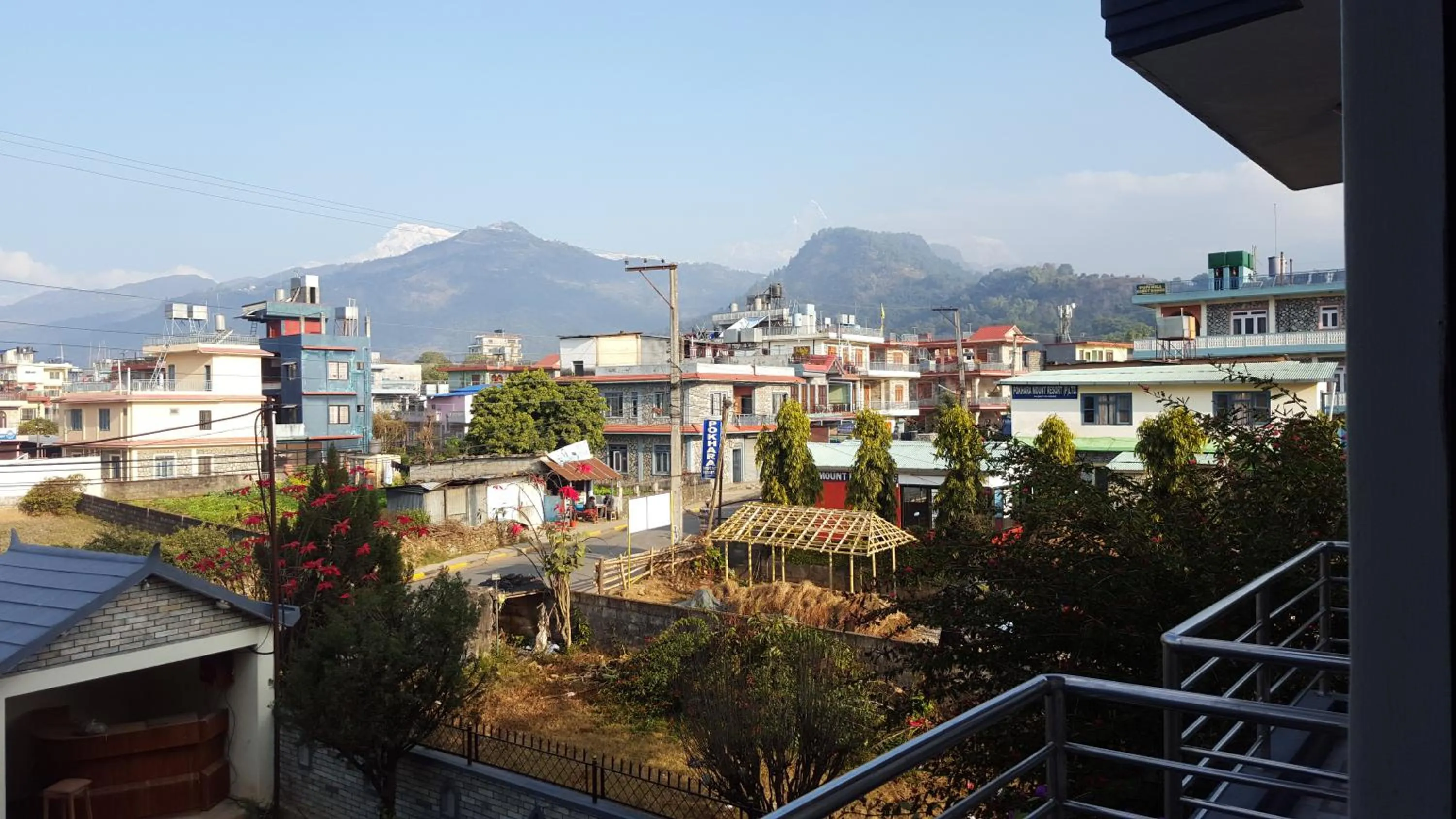 Balcony/Terrace in Hotel Pokhara View