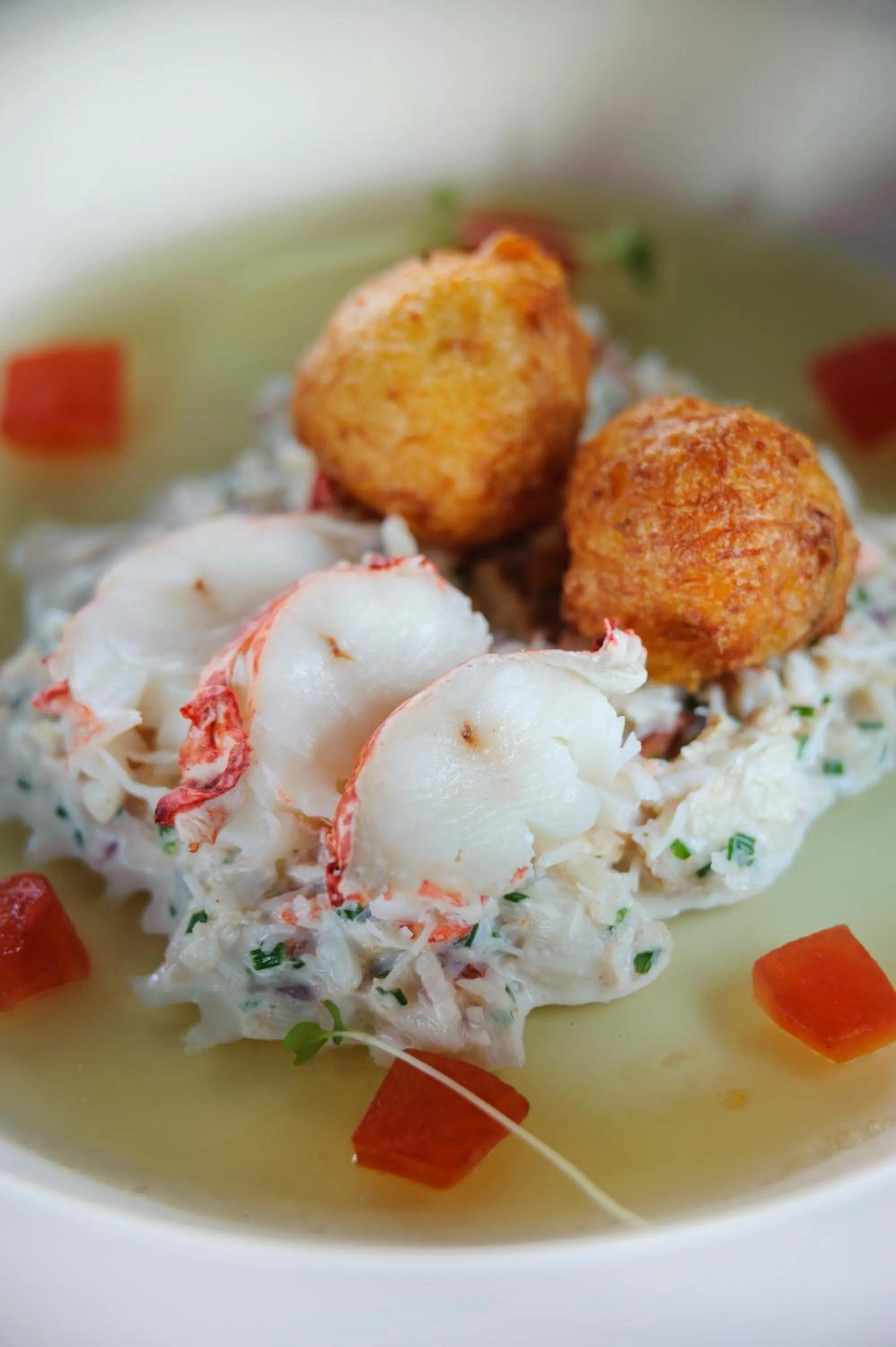 Food close-up in Regency Hotel