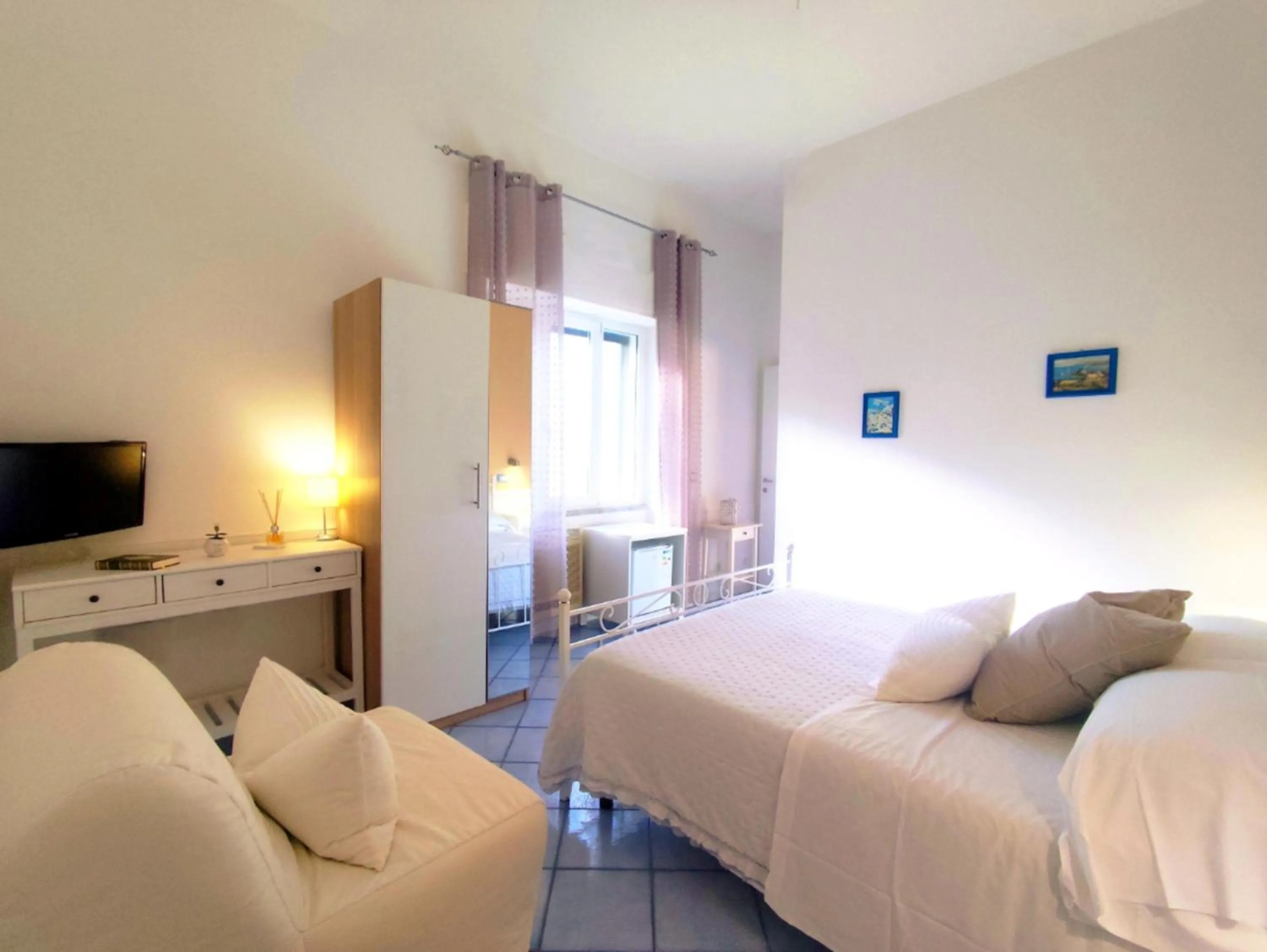 Bed in B&B Posidonia