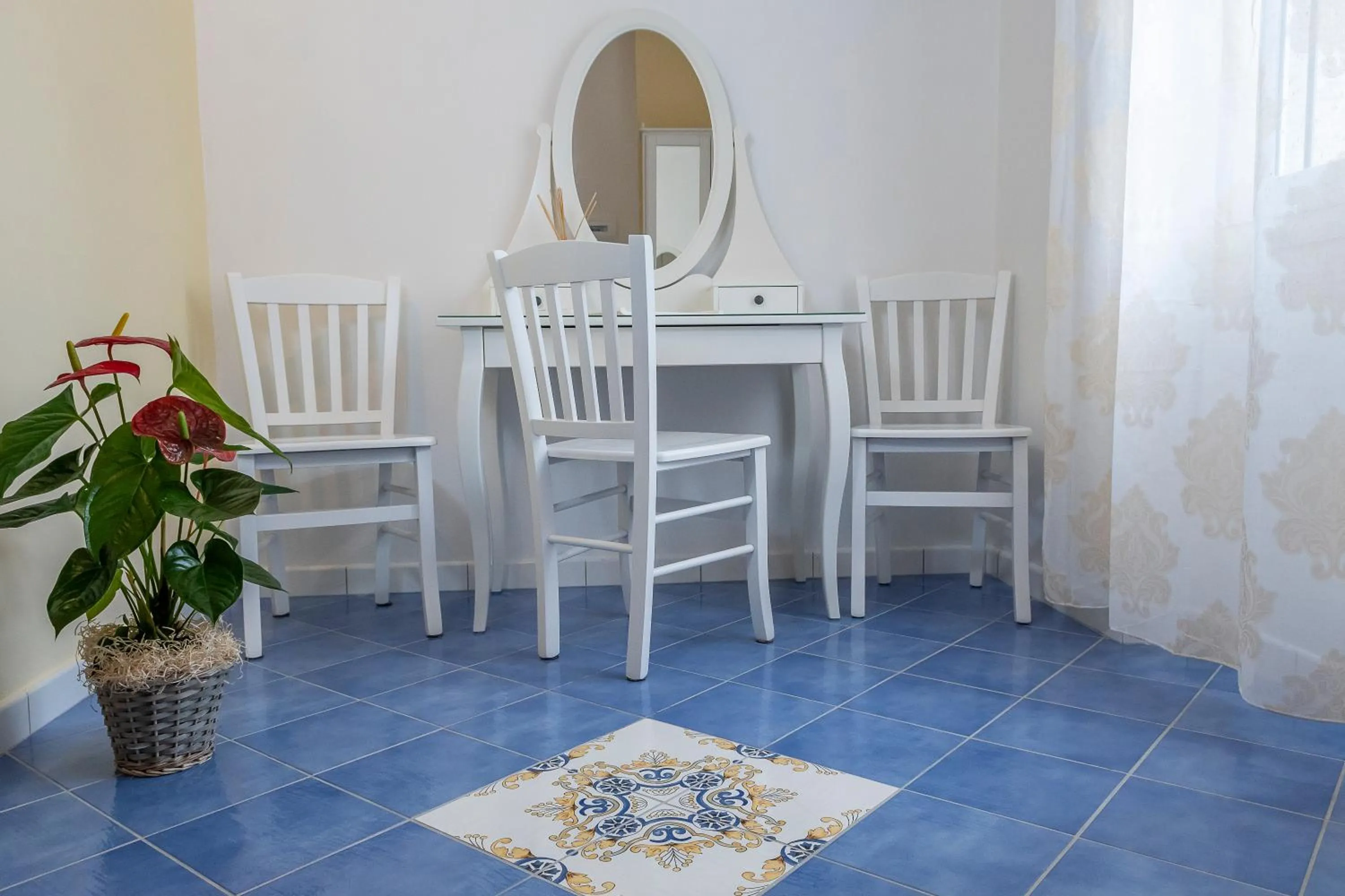 Decorative detail in B&B Posidonia