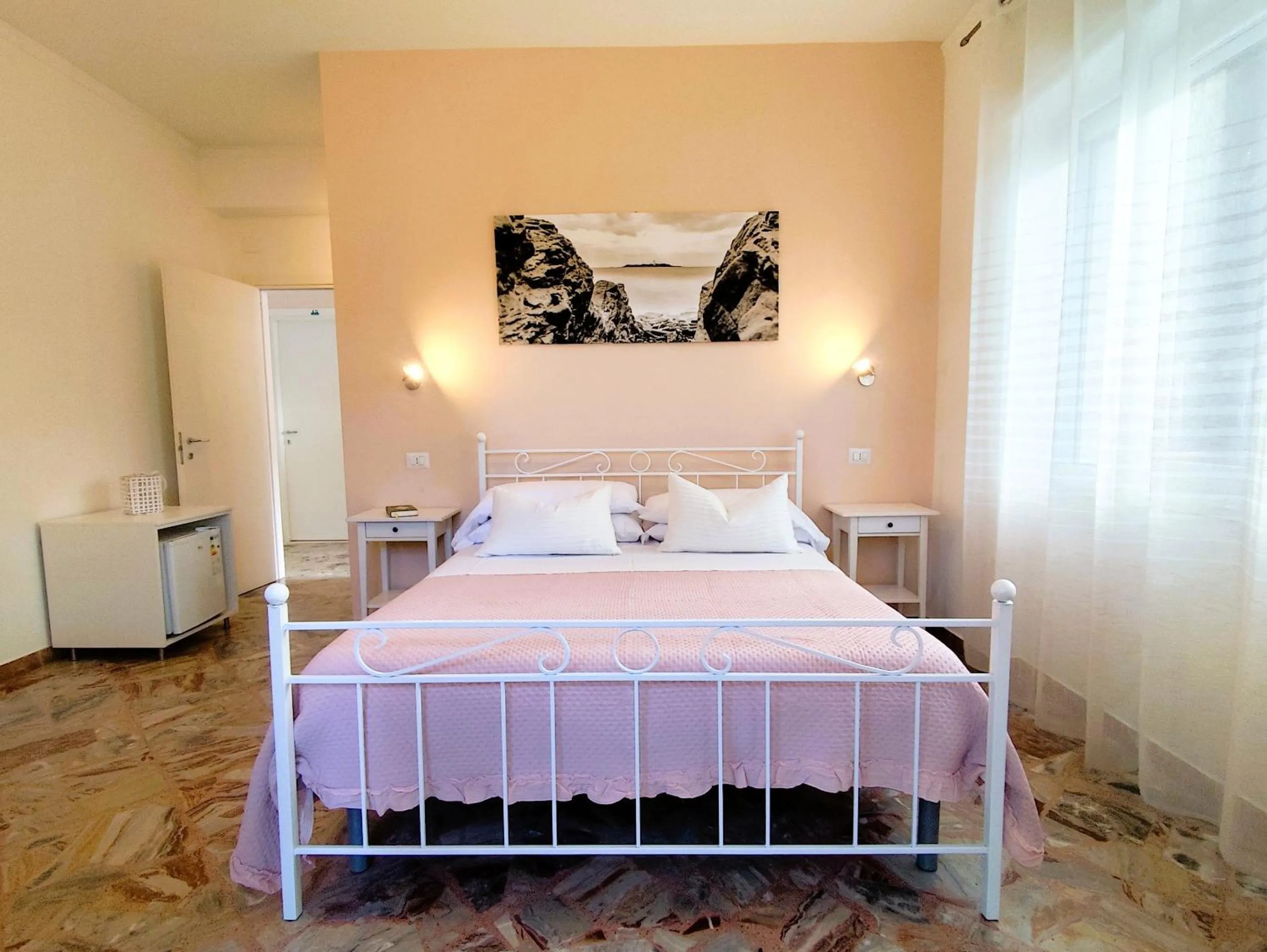 Bed in B&B Posidonia