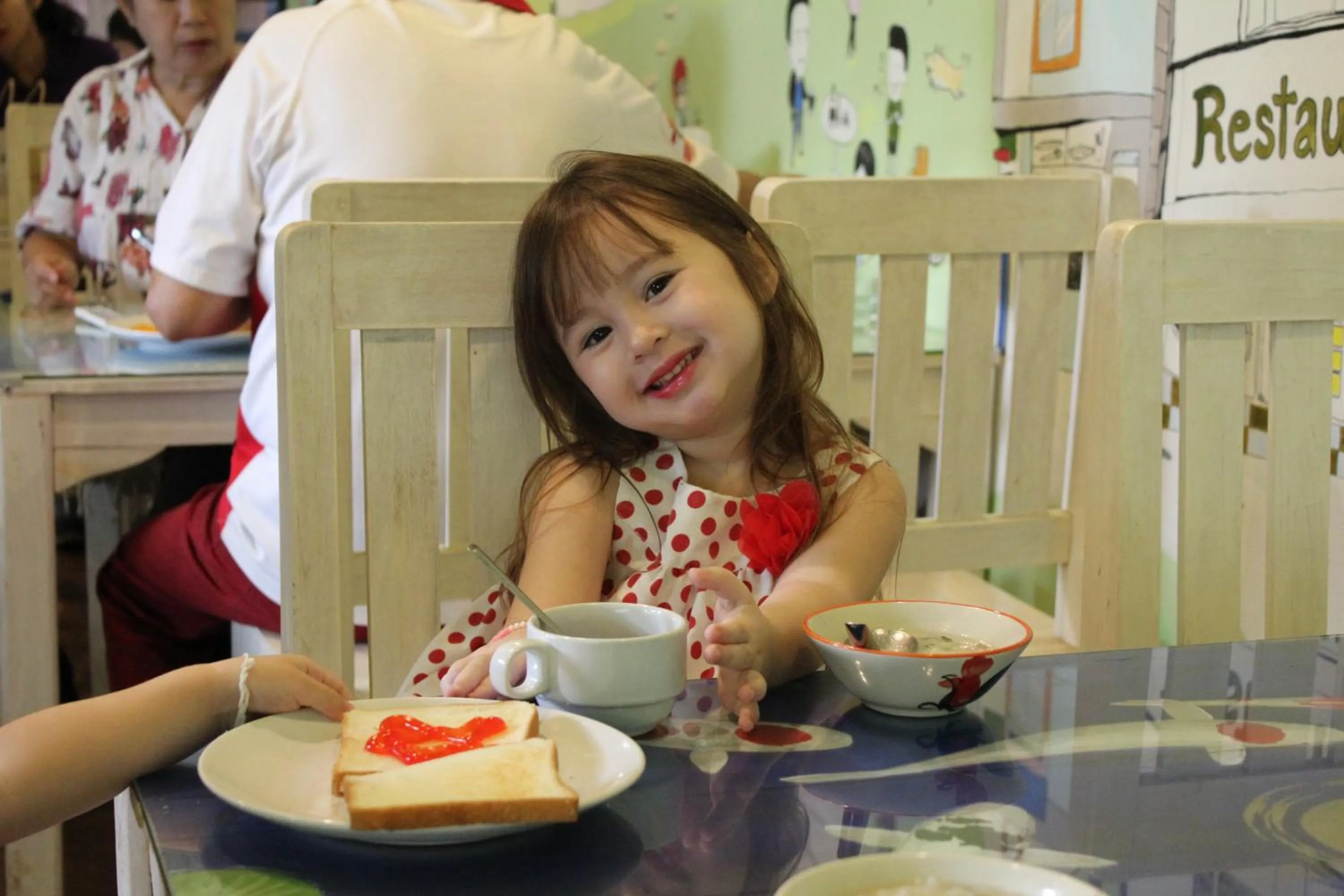 young children in B-Cozy Hotel