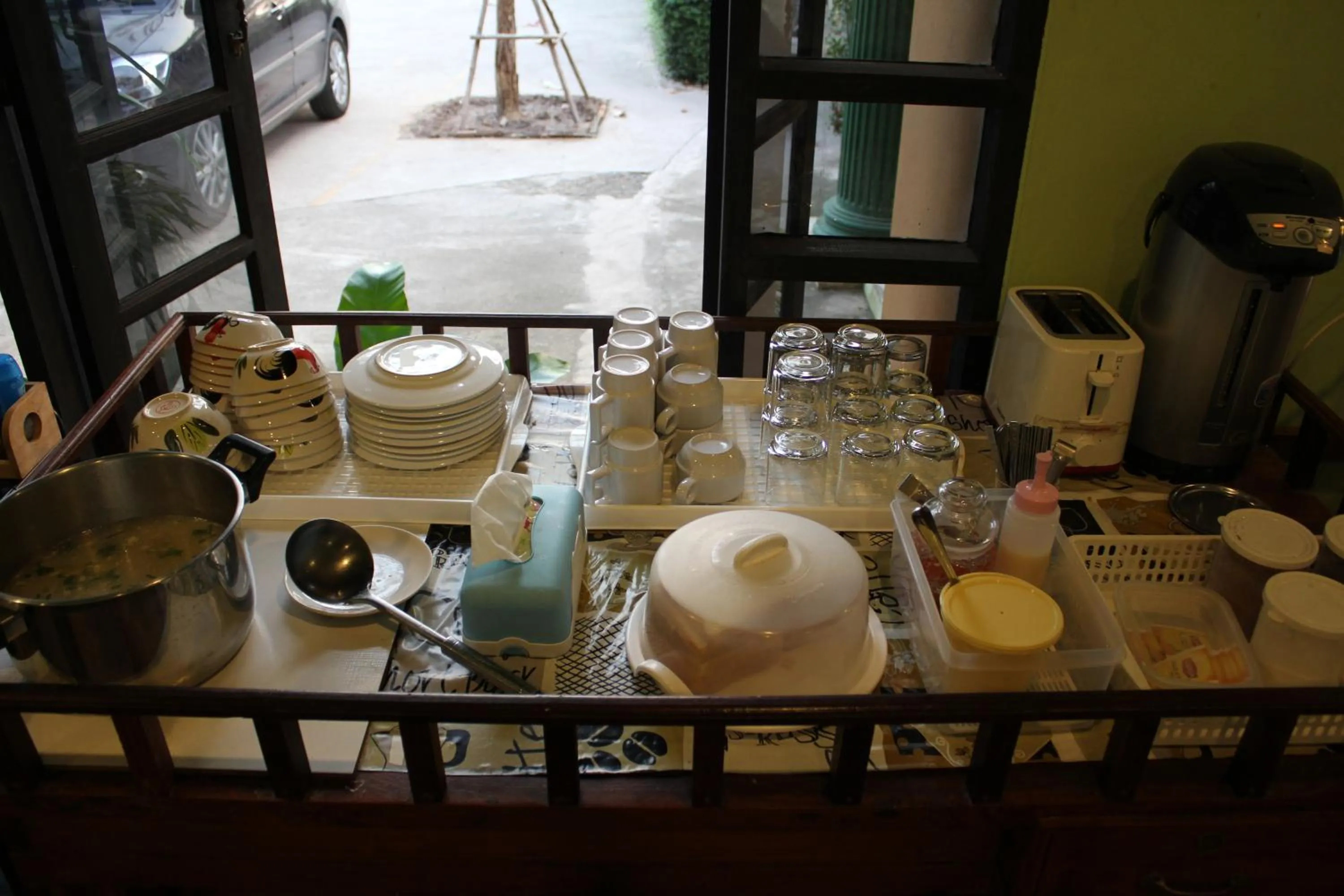 Buffet breakfast in B-Cozy Hotel