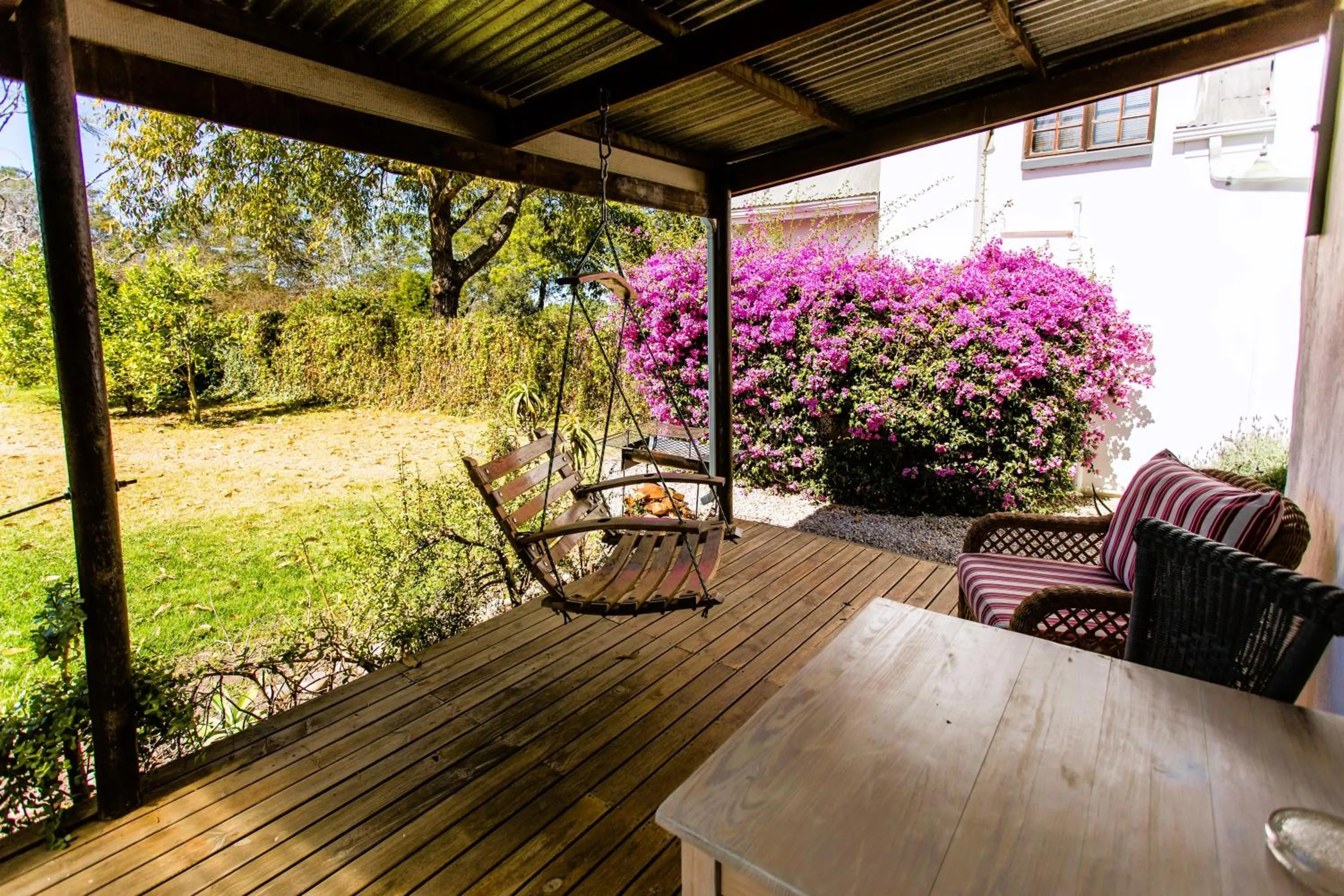 Garden view in Bella Manga Country Escape