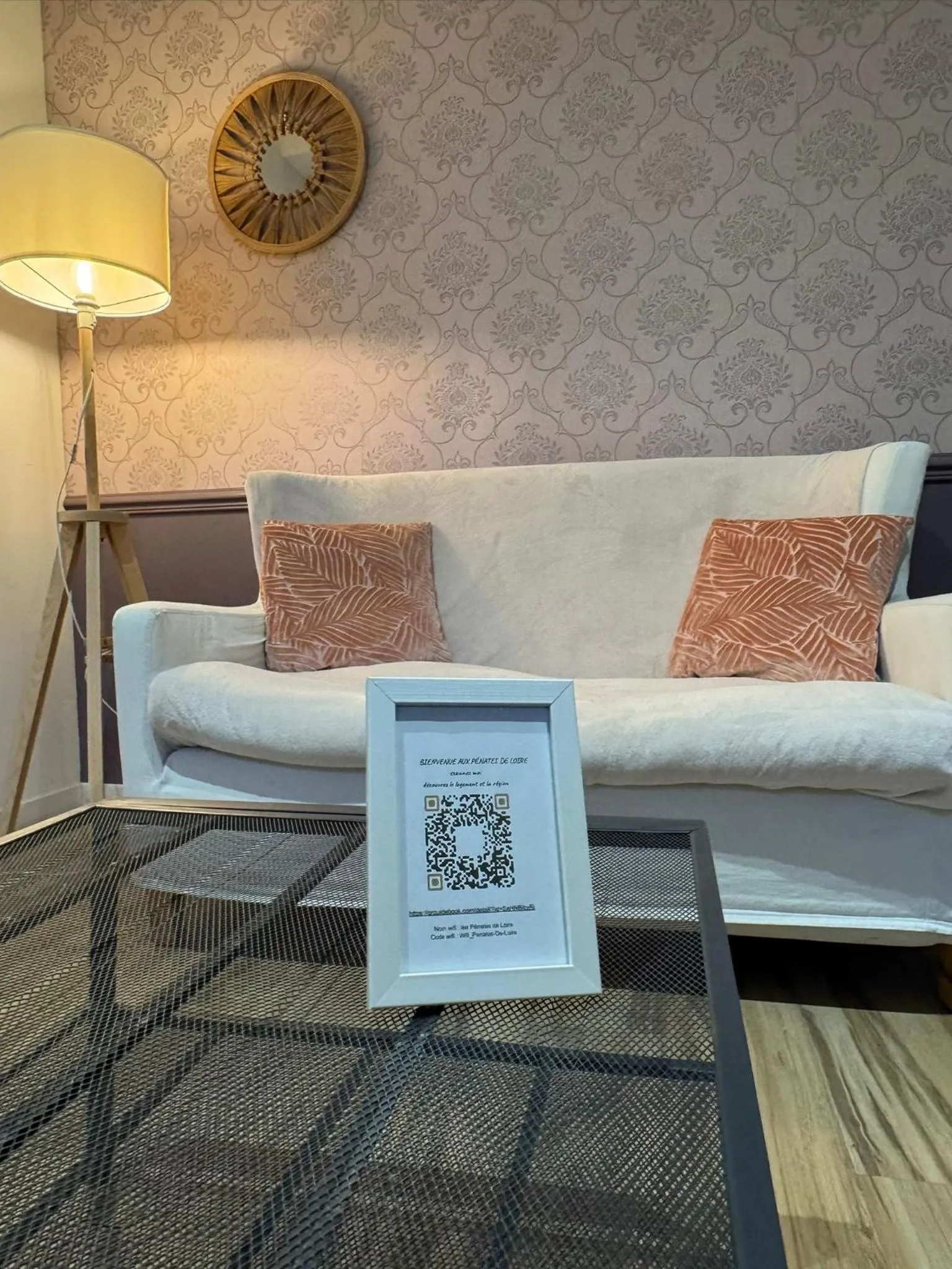 Living room in Les Pénates de Loire