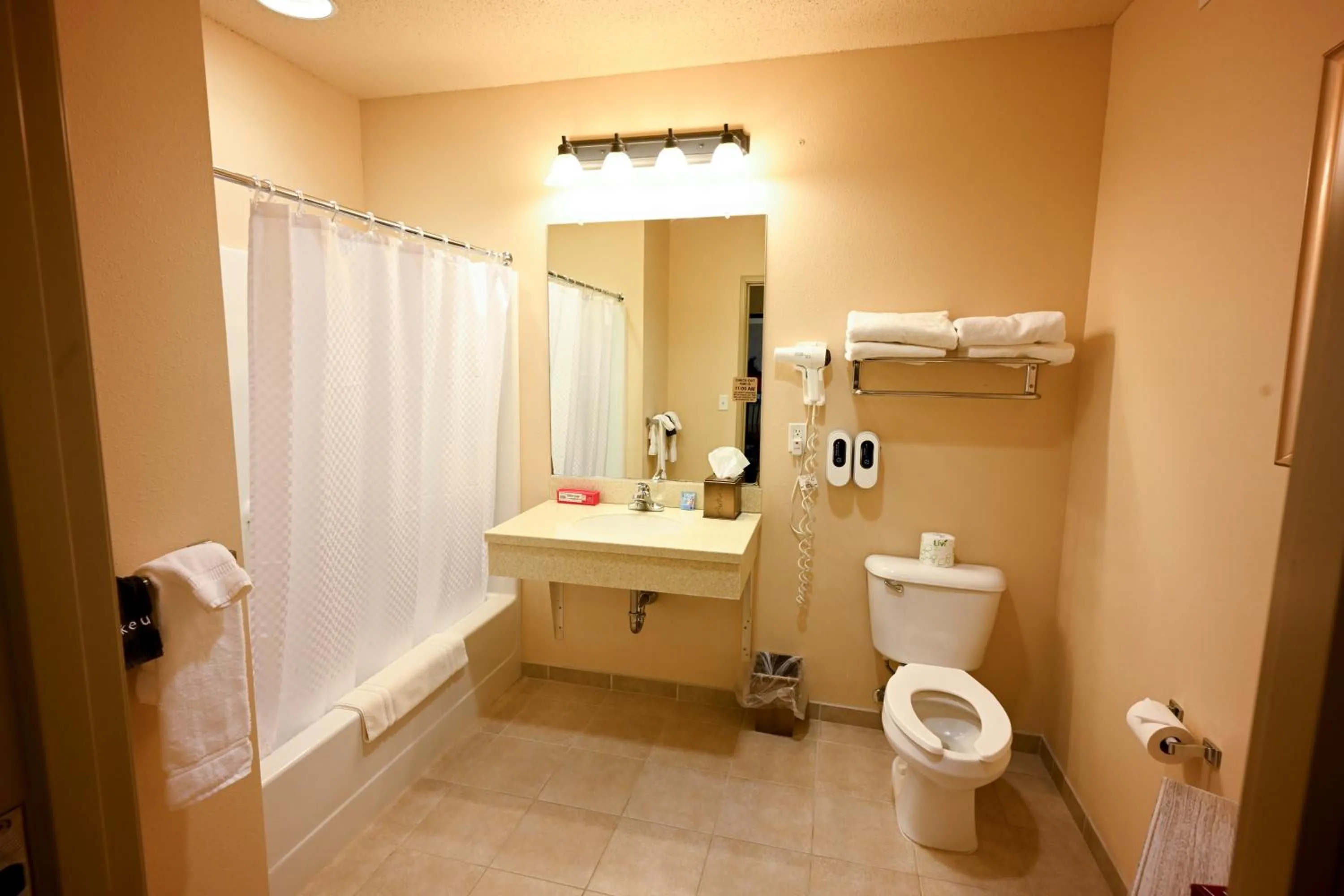 Bathroom in Wild Rose Casino & Hotel Emmetsburg