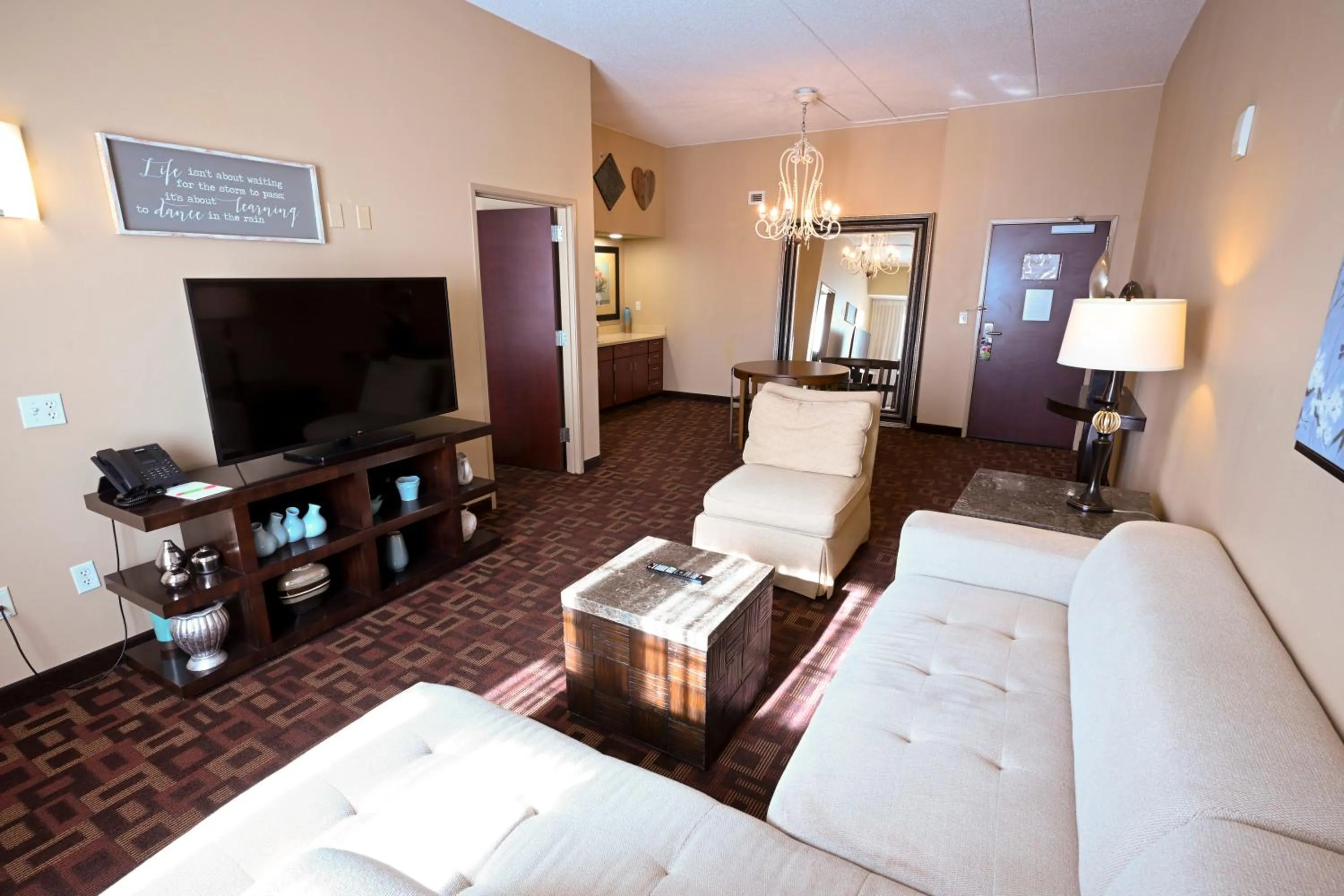 Seating area in Wild Rose Casino & Hotel Emmetsburg