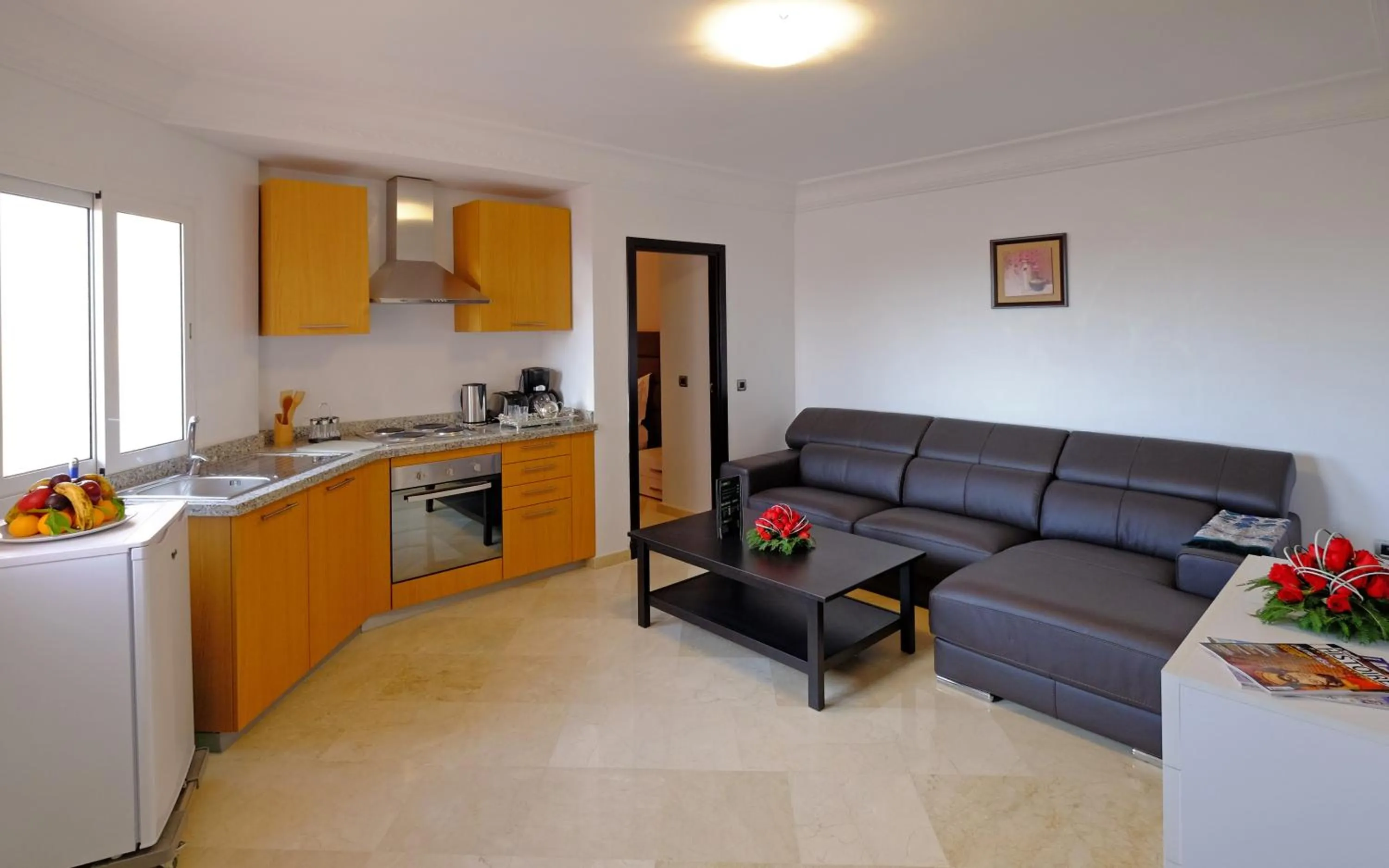 Living room in Appart Hôtel Mouna