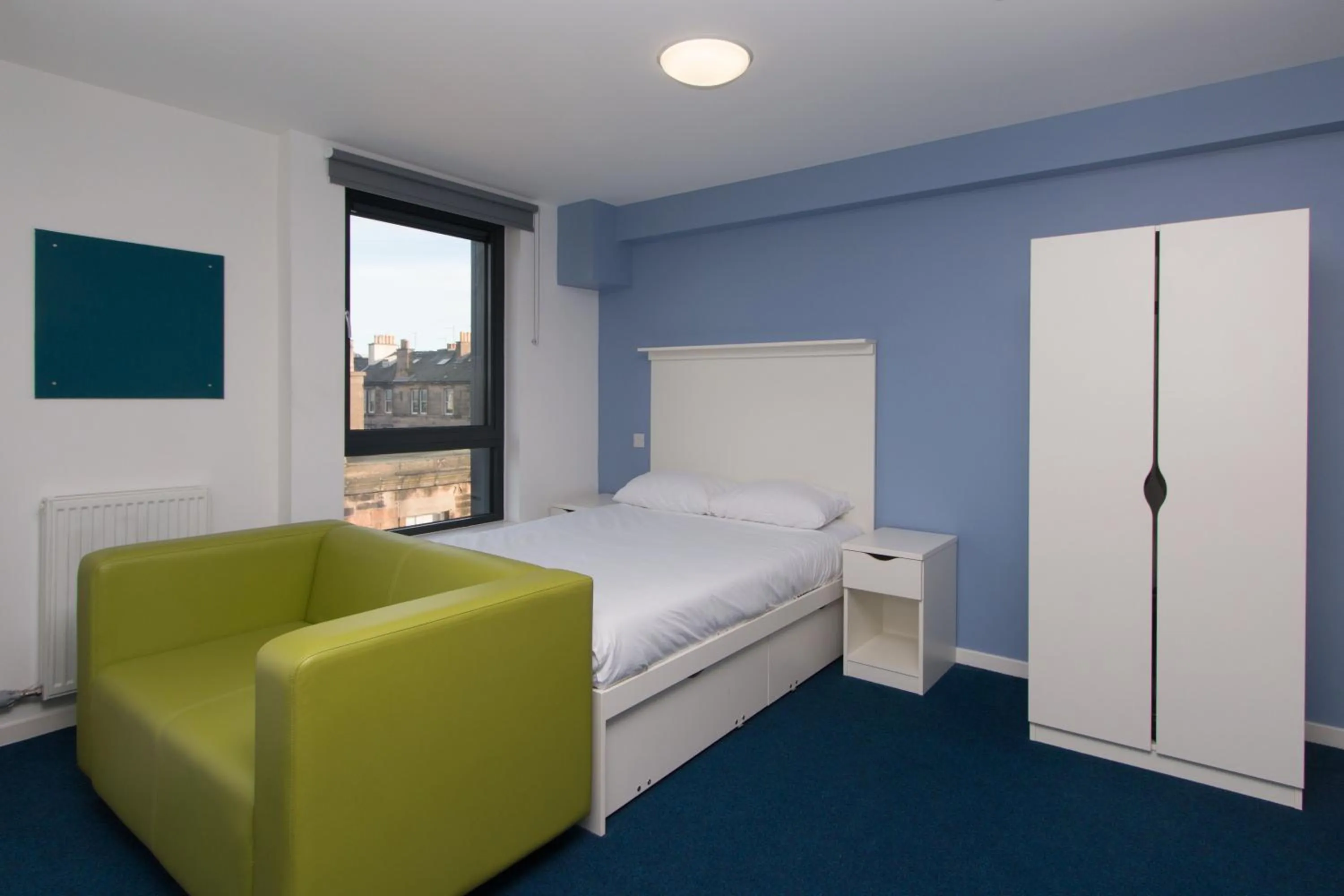 Living room, Bed in Destiny Student – Shrubhill (Campus Accommodation)