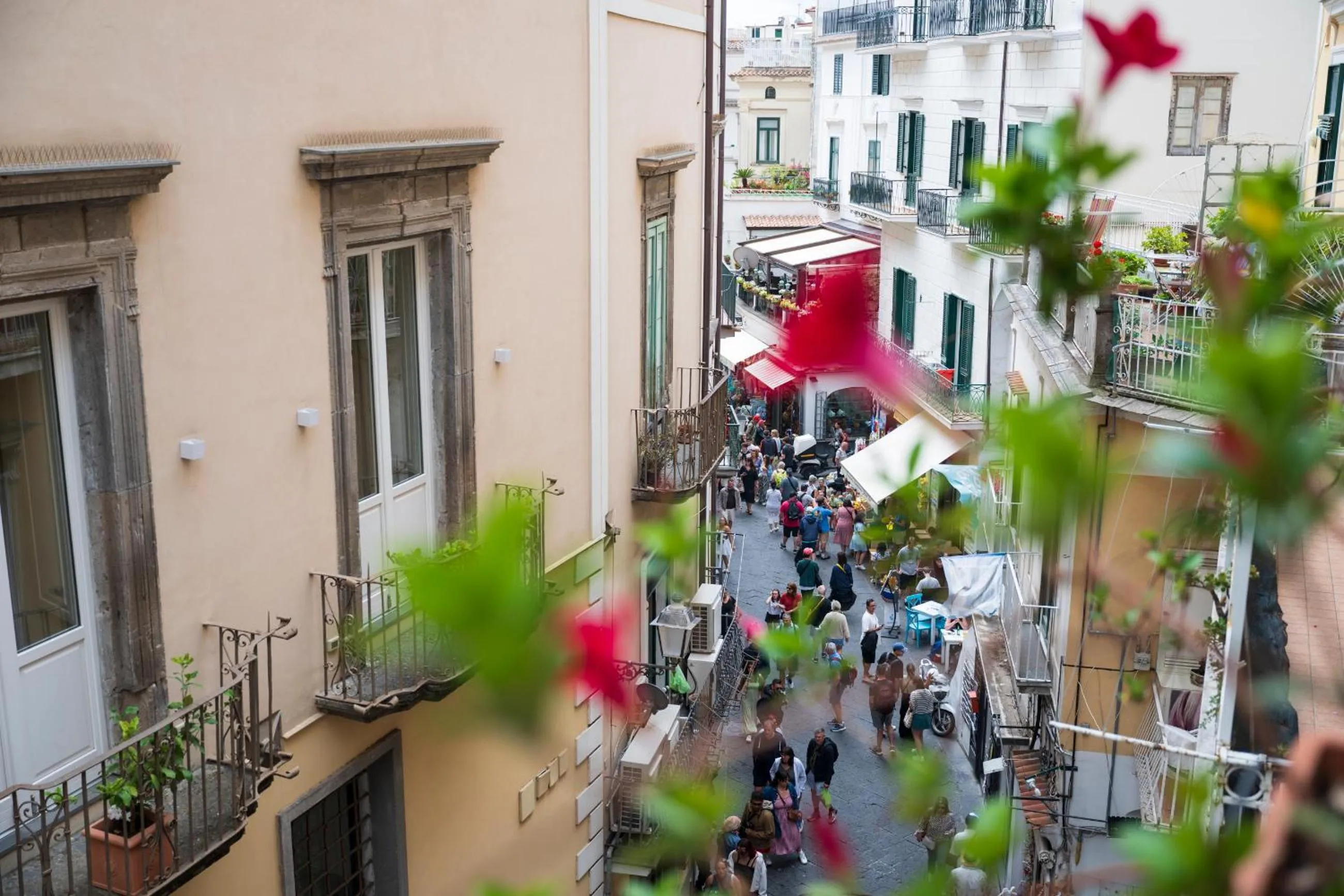 City view in Hotel Antica Repubblica in Amalfi center at 100mt from the sea