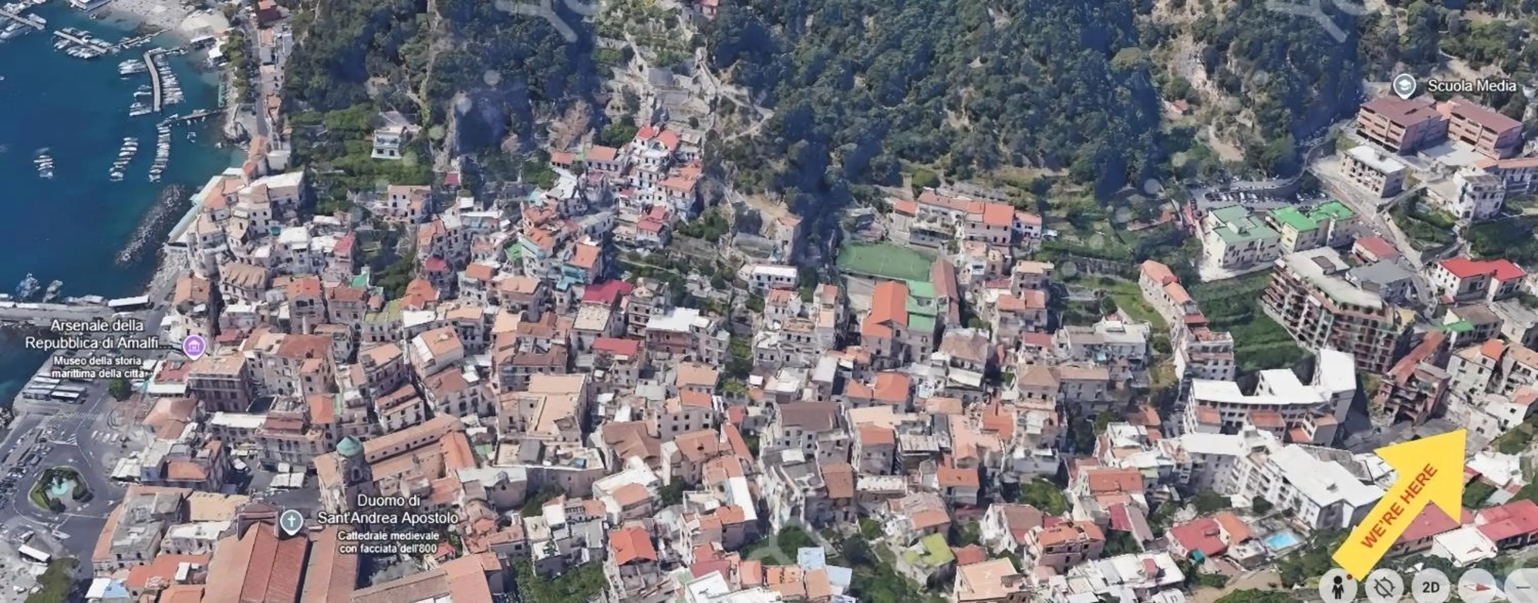 Property building in Hotel Antica Repubblica in Amalfi center at 100mt from the sea