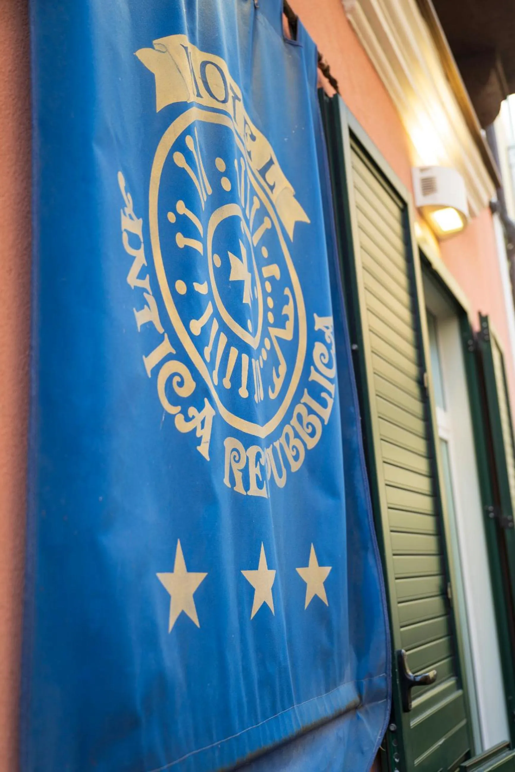 Property logo or sign in Hotel Antica Repubblica in Amalfi center at 100mt from the sea