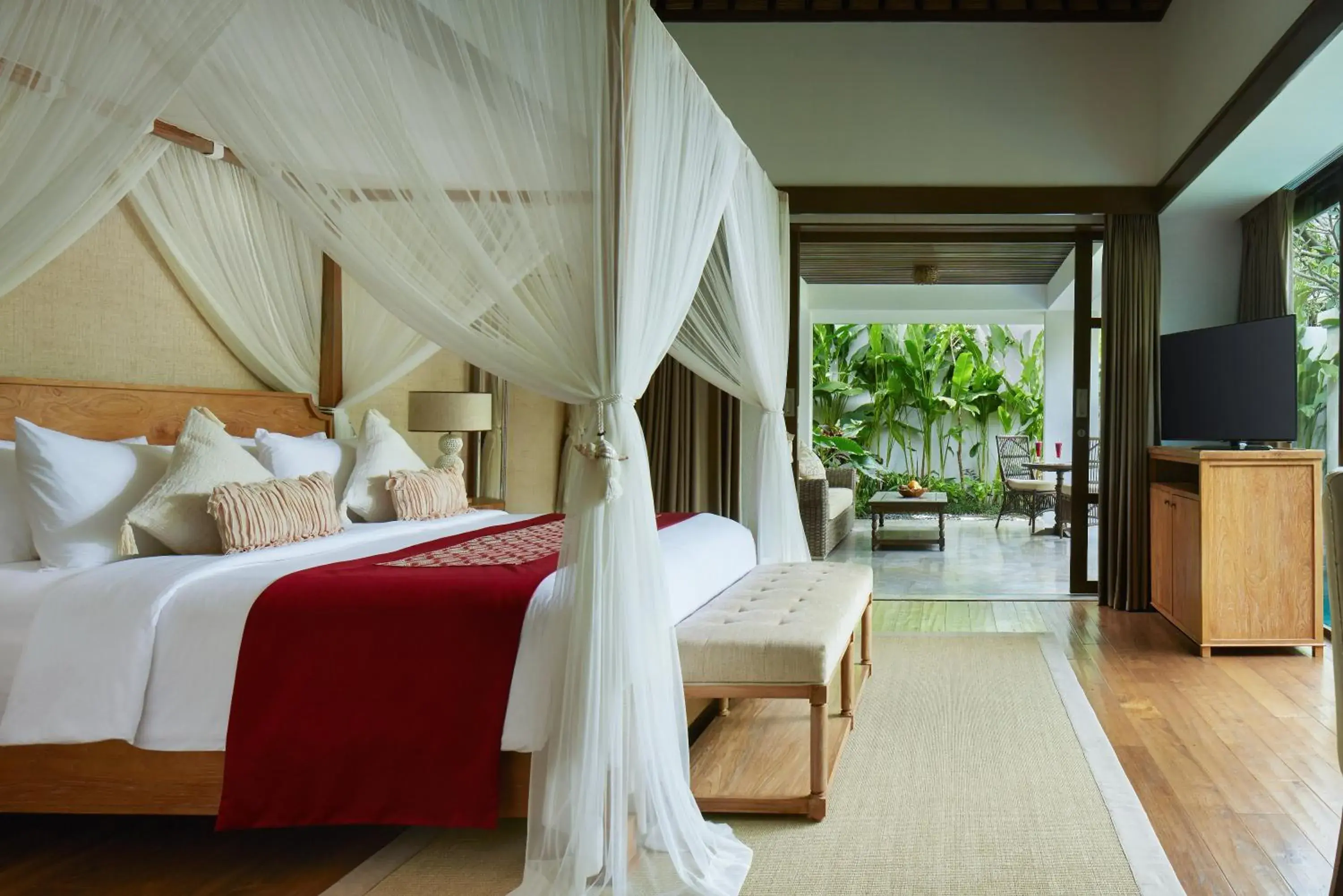 Communal lounge/ TV room, Bed in Goya Boutique Resort Communal lounge/ TV room, Bed in Goya Boutique Resort