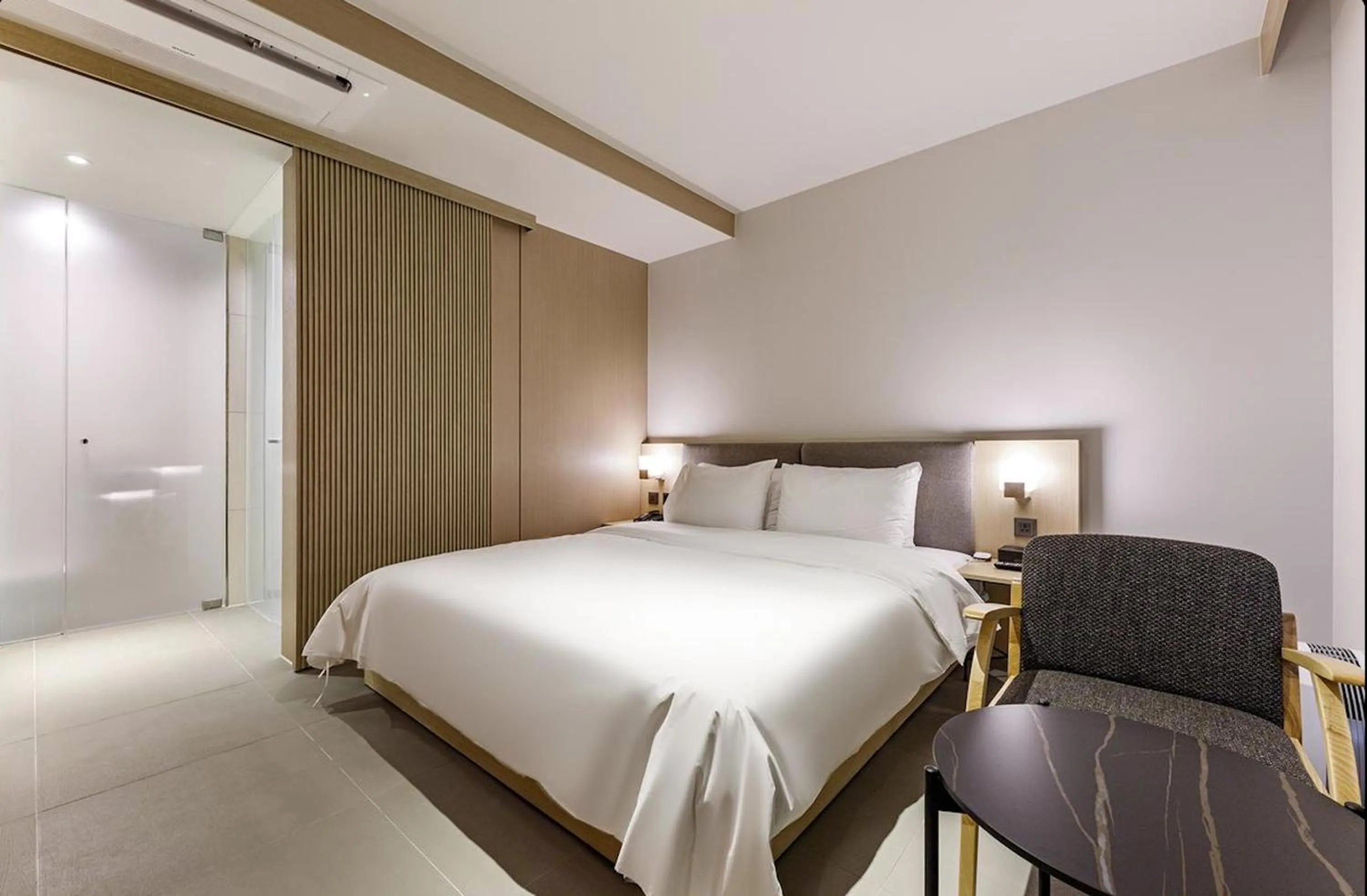 Bed in Daegu Hound Hotel Dongchon Amusement Park