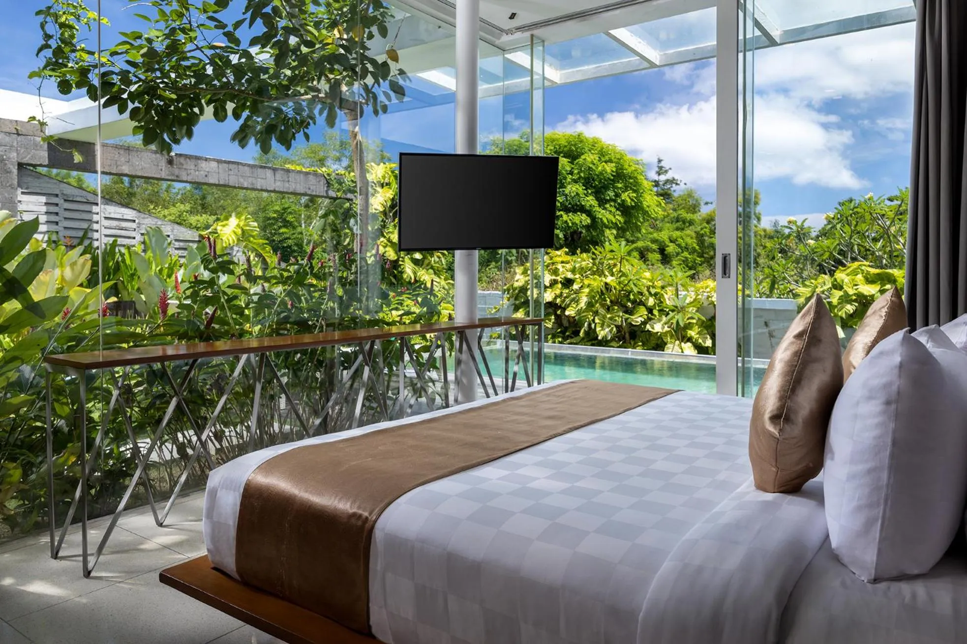Bedroom, Bed in Hideaway Villas Bali - Uluwatu by Kanaan Hospitality