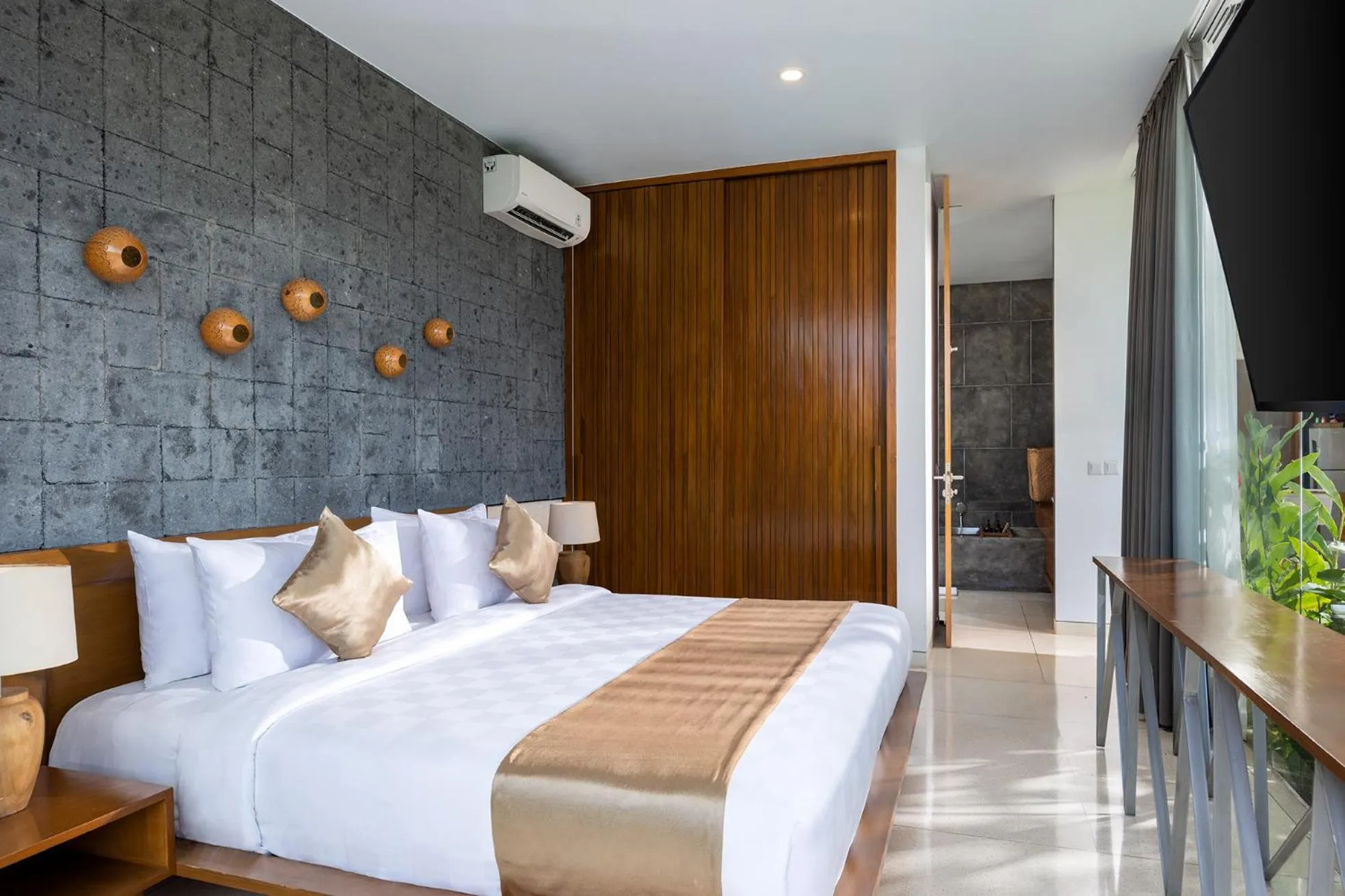 Bedroom, Bed in Hideaway Villas Bali - Uluwatu by Kanaan Hospitality