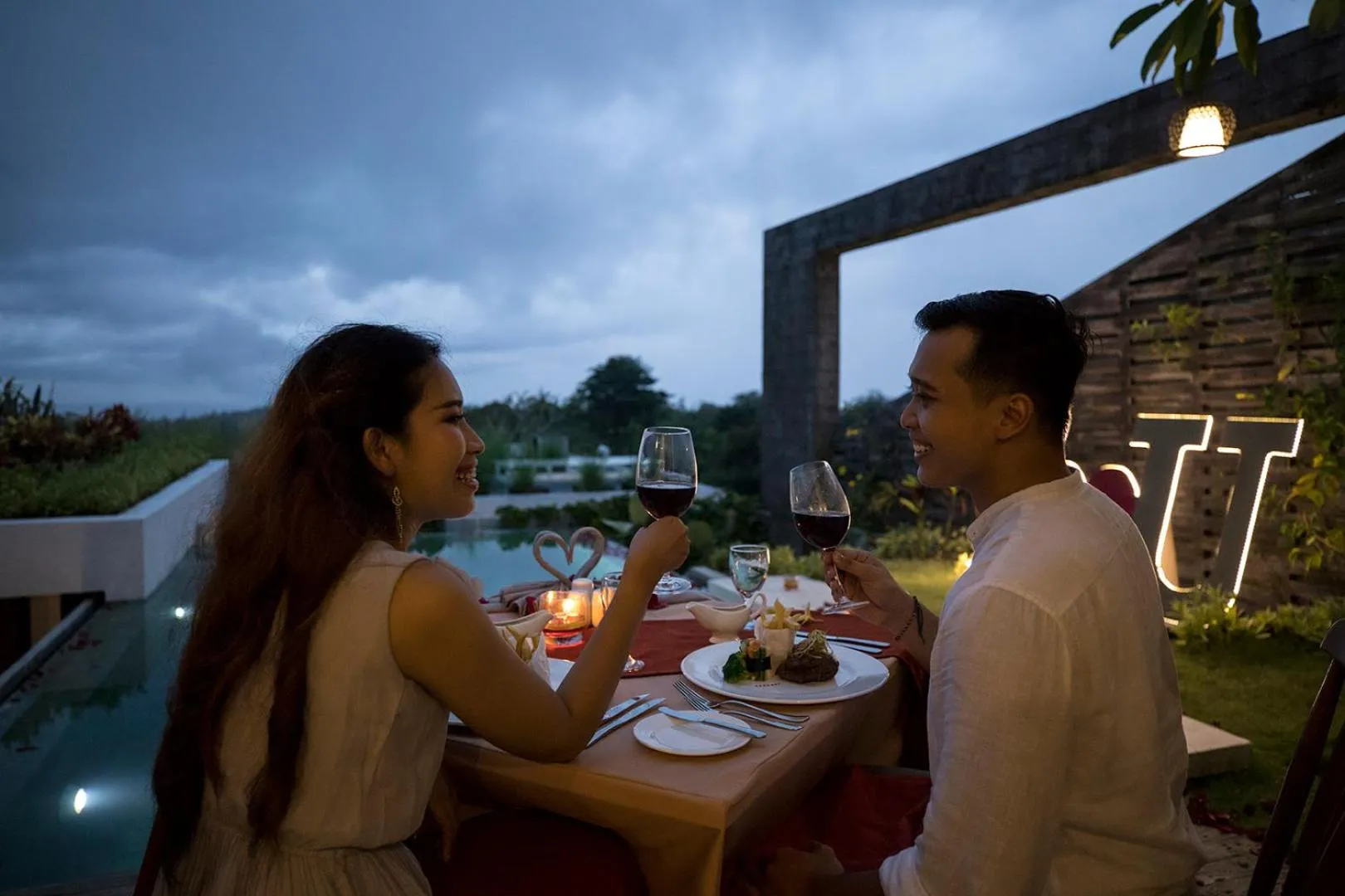 Restaurant/places to eat in Hideaway Villas Bali - Uluwatu by Kanaan Hospitality