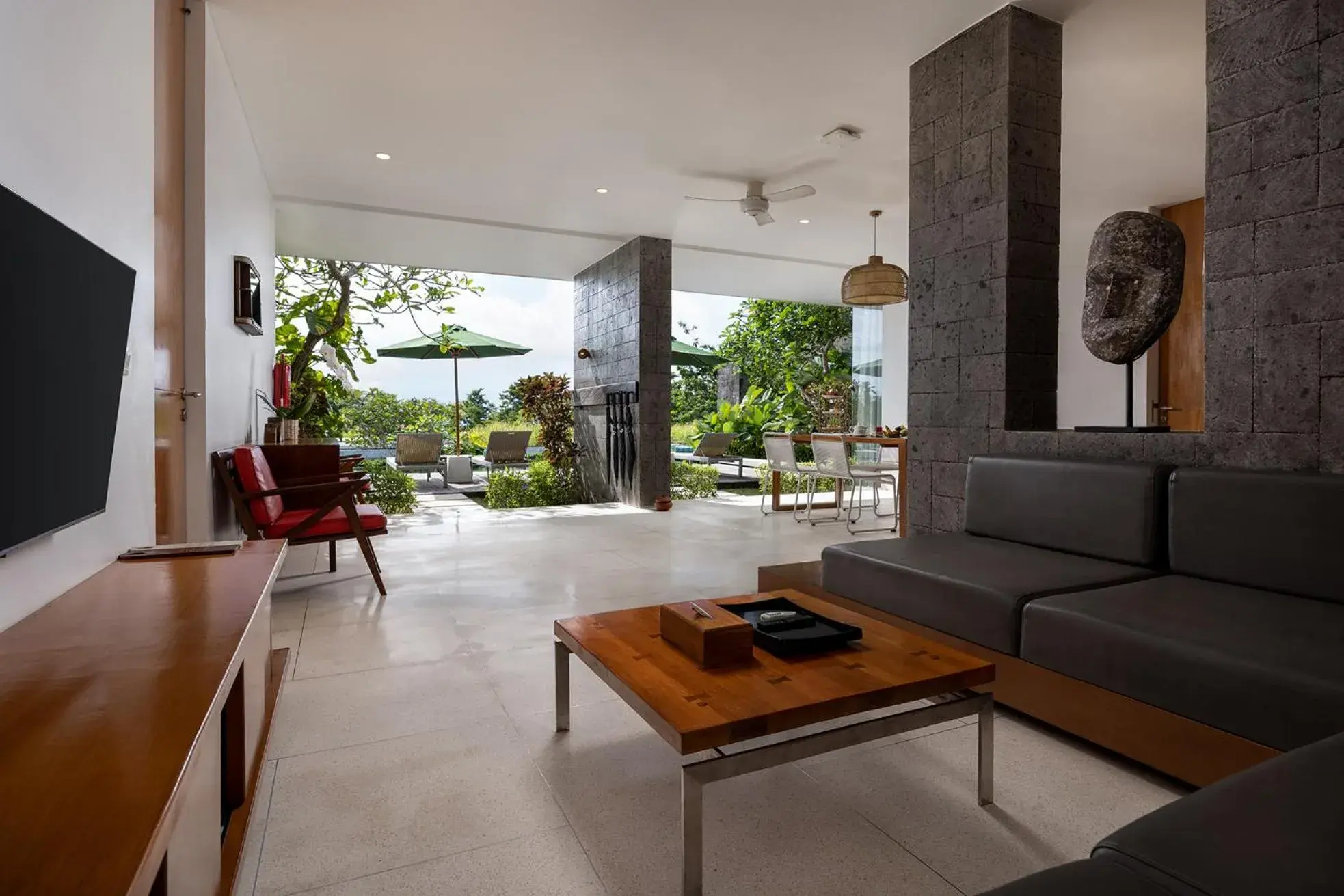 Living room in Hideaway Villas Bali - Uluwatu by Kanaan Hospitality Living room in Hideaway Villas Bali - Uluwatu by Kanaan Hospitality