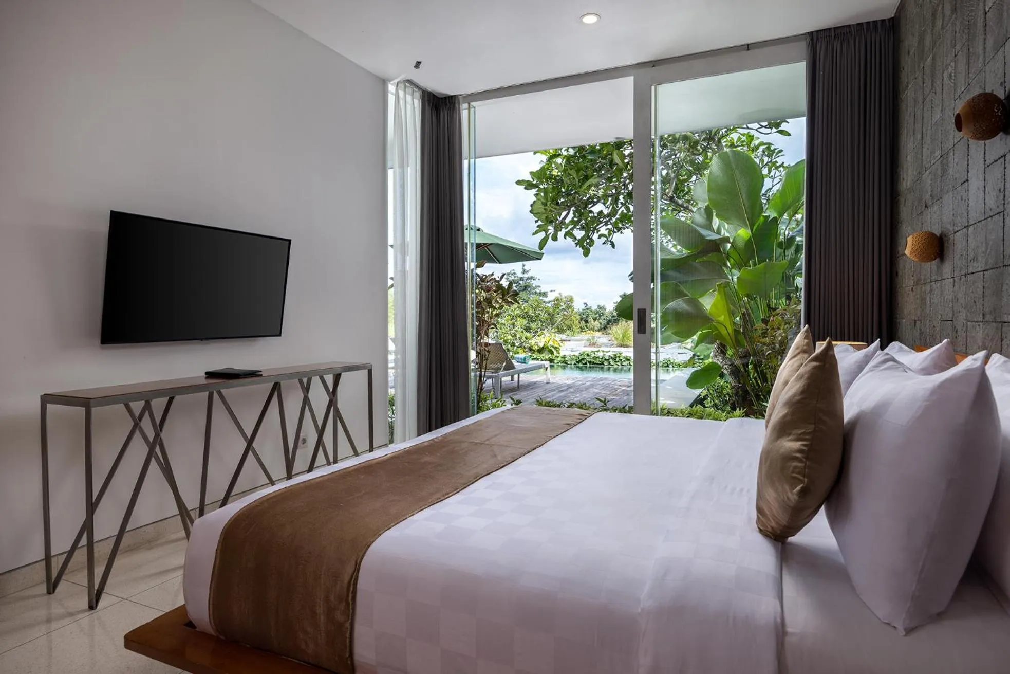 Bedroom, Bed in Hideaway Villas Bali - Uluwatu by Kanaan Hospitality