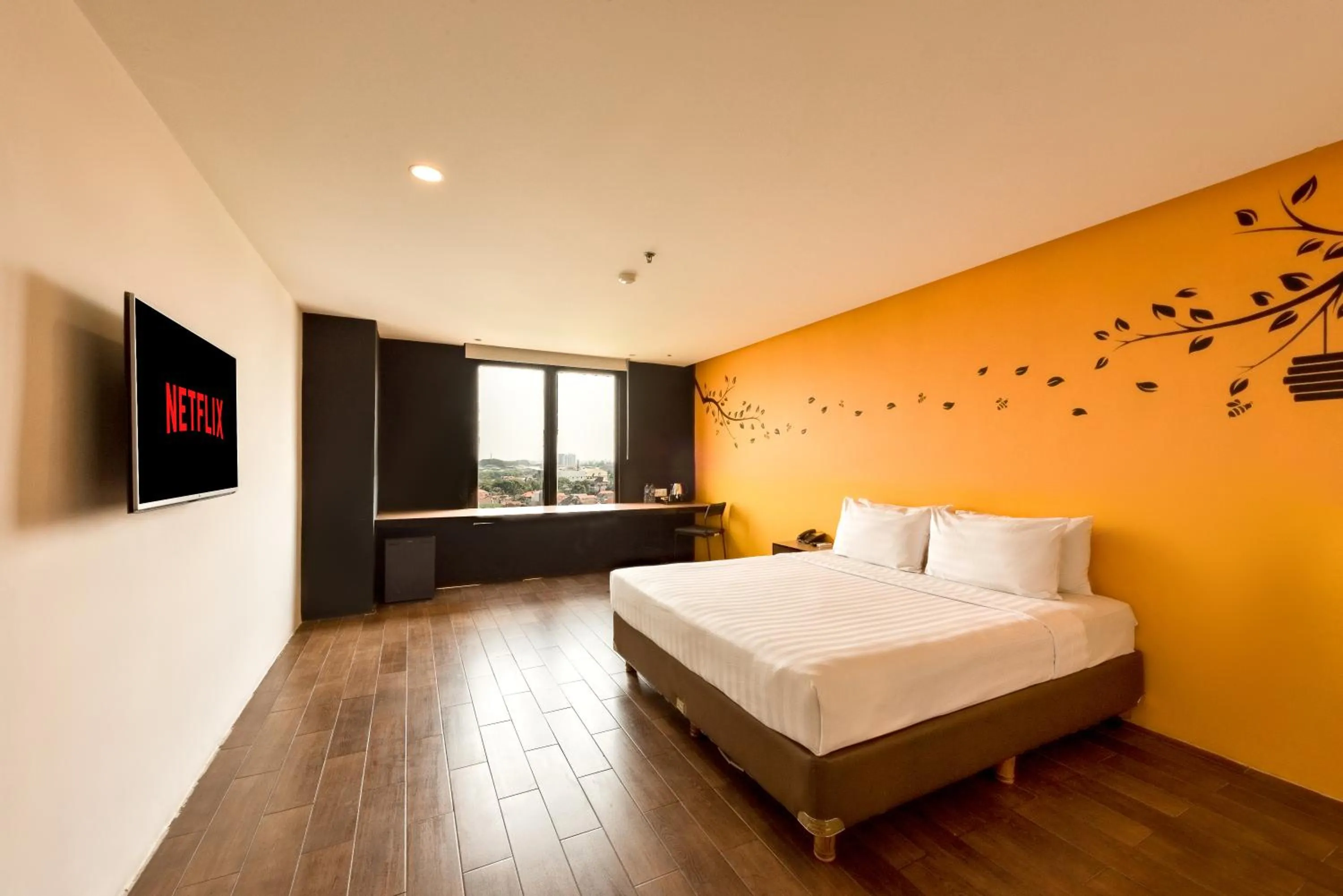 Bedroom, Bed in Yellow Bee Tangerang
