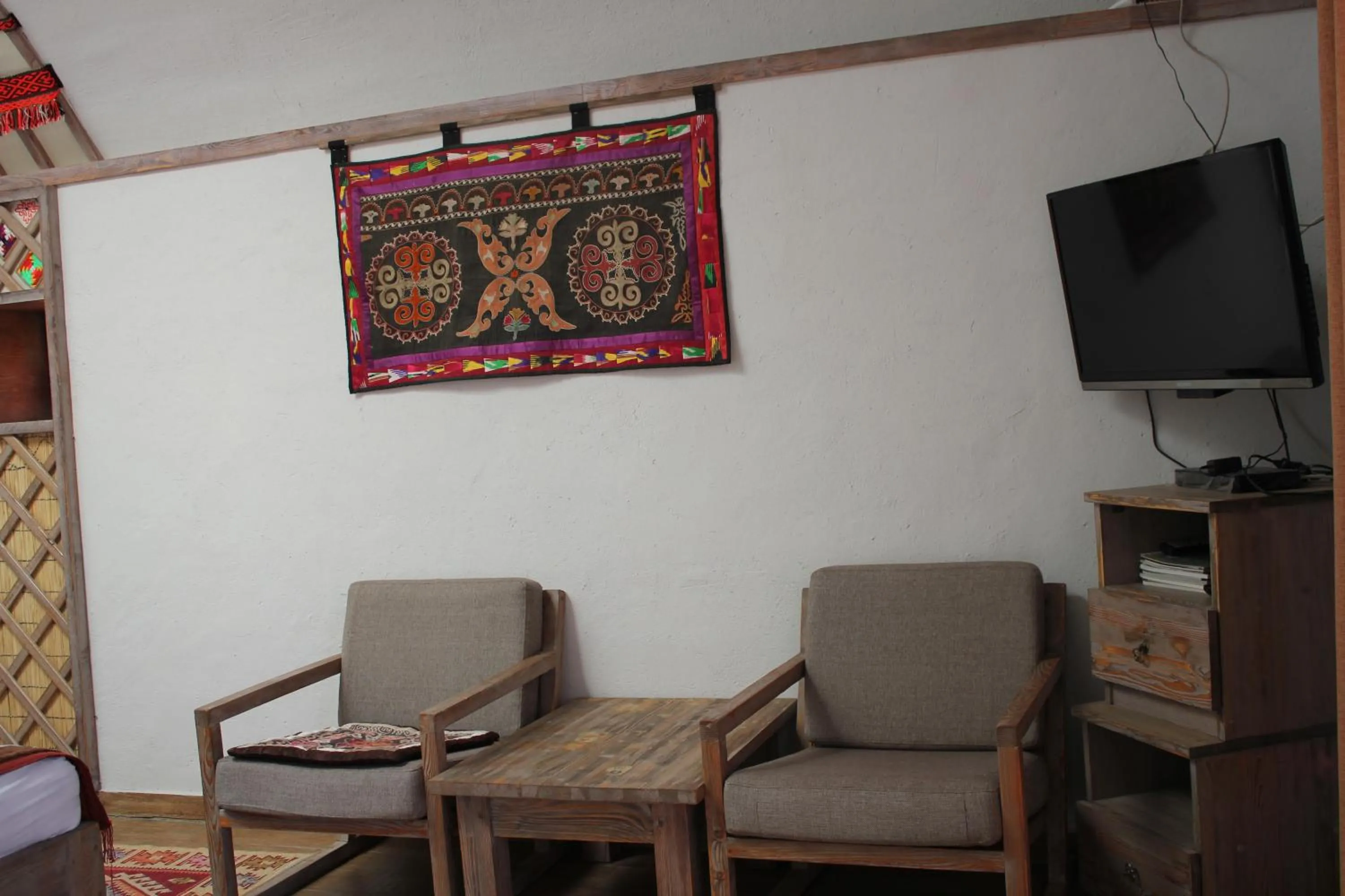 Decorative detail in Eco Resort Kara Bulak