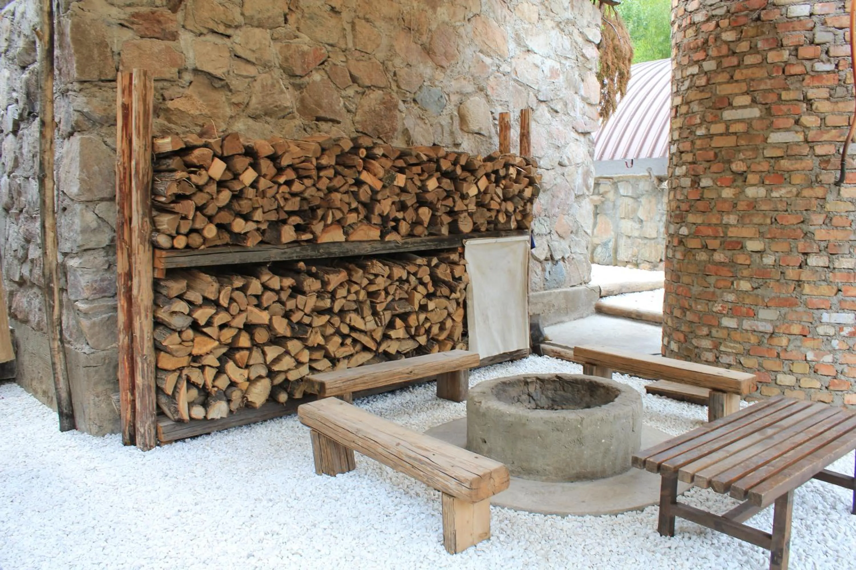 Sauna in Eco Resort Kara Bulak
