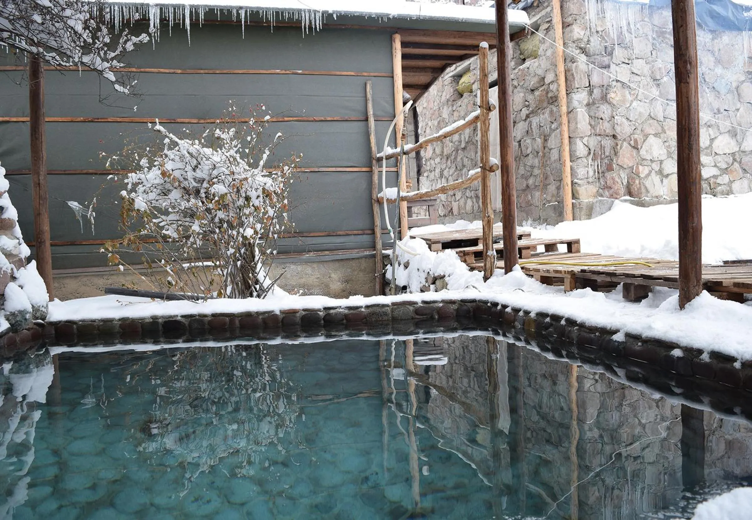 Swimming pool in Eco Resort Kara Bulak