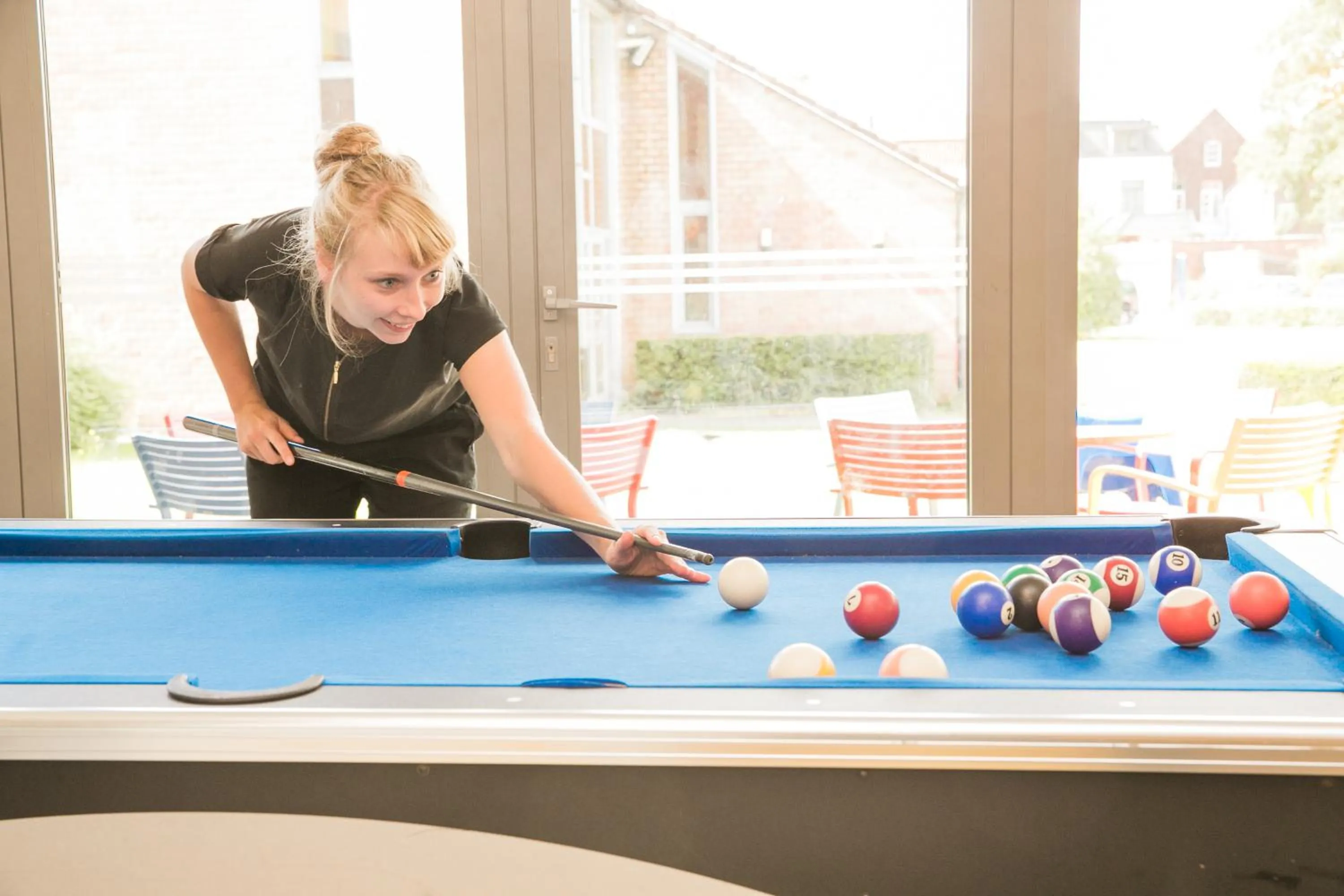 Billiard in Hostel Europa