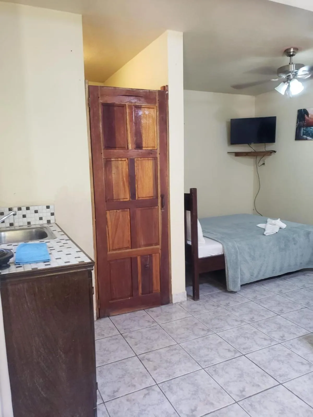 Bed in Beach Side Condos Caye Caulker by CCVH