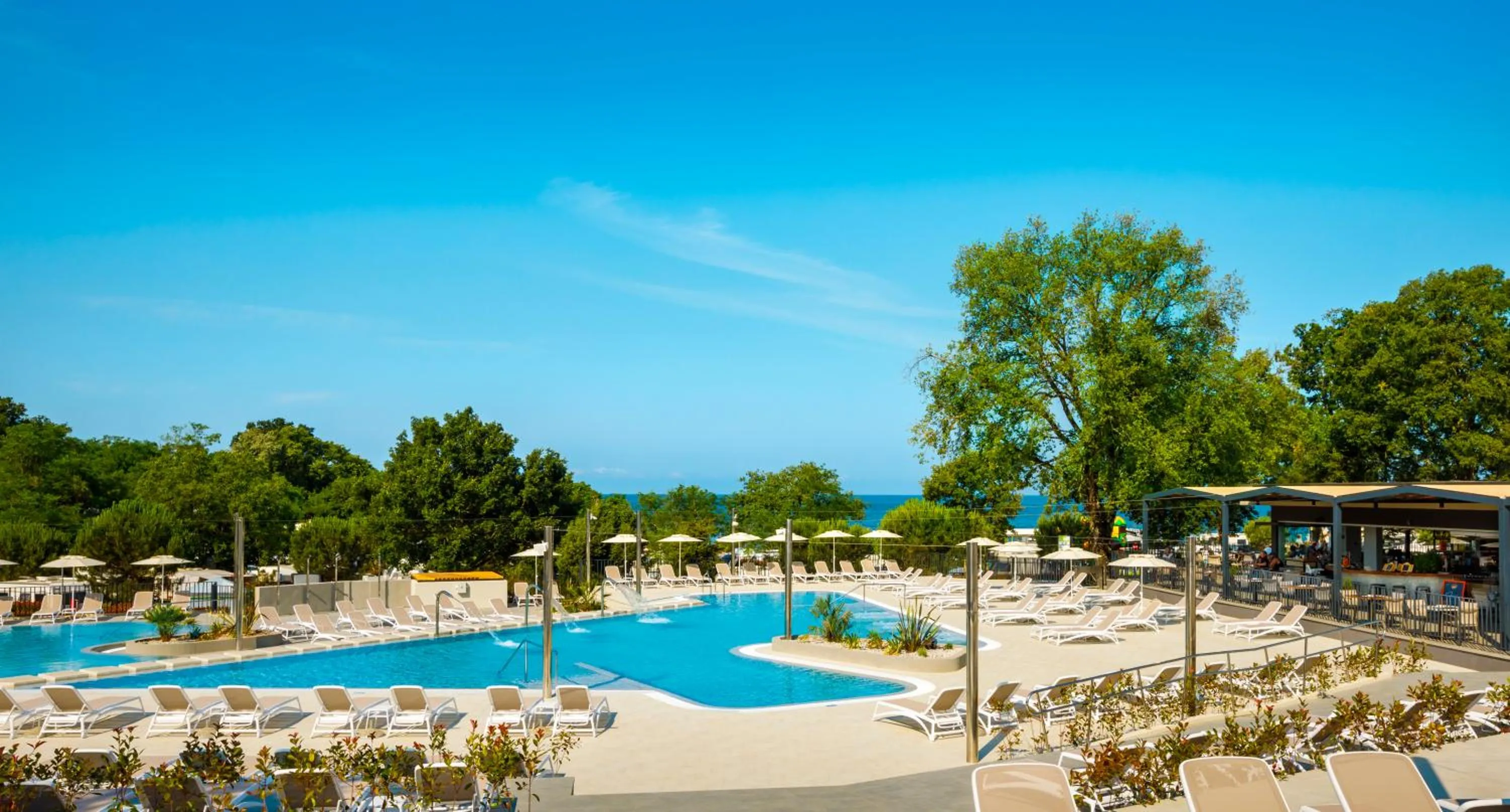 Swimming pool in Aminess Maravea Camping Resort Holiday Homes - Premium