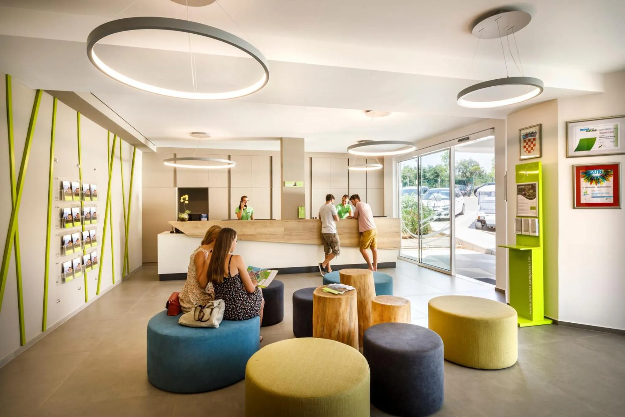 Lobby or reception in Aminess Maravea Camping Resort Holiday Homes - Premium