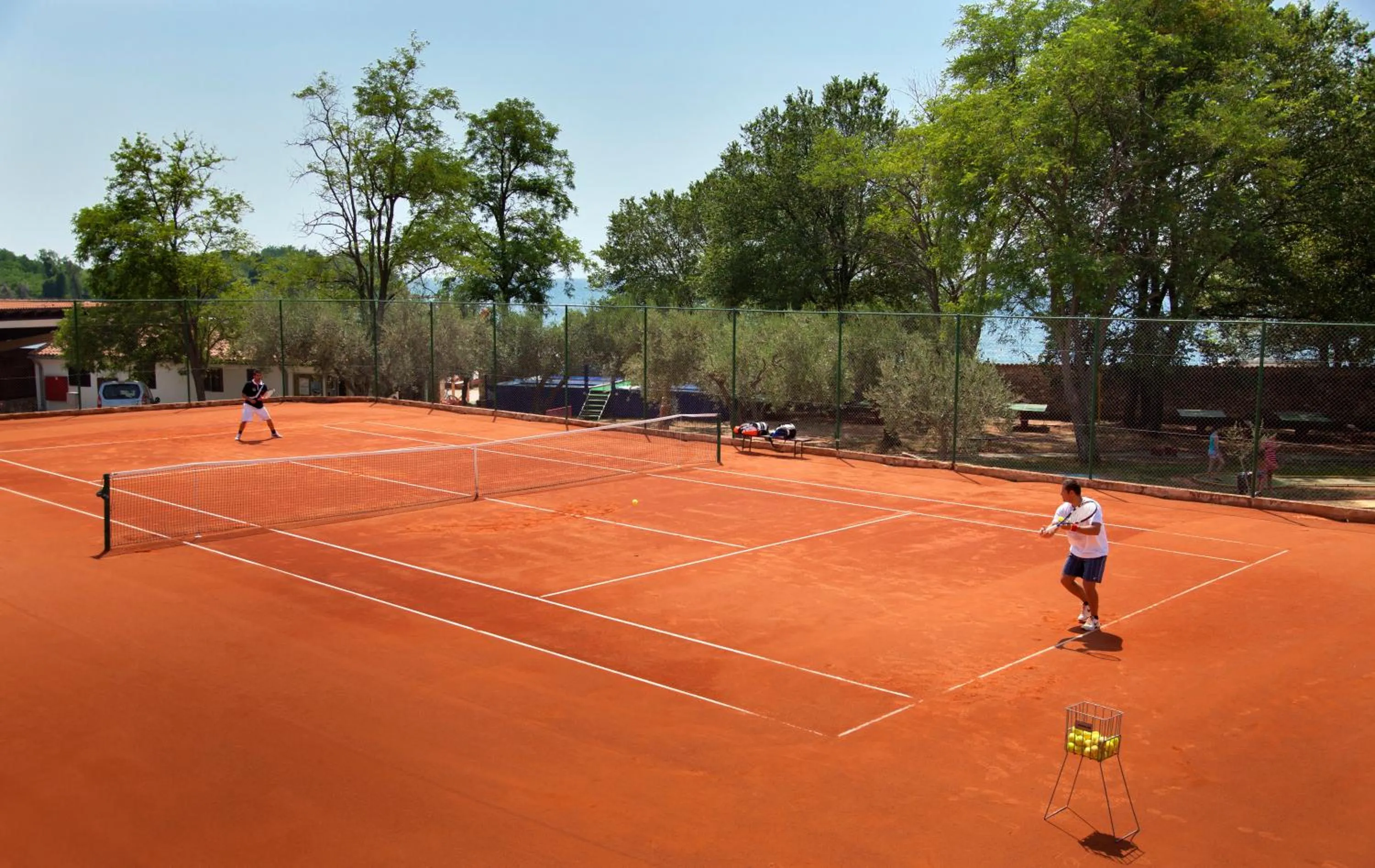 Tennis court in Aminess Maravea Camping Resort Holiday Homes - Premium