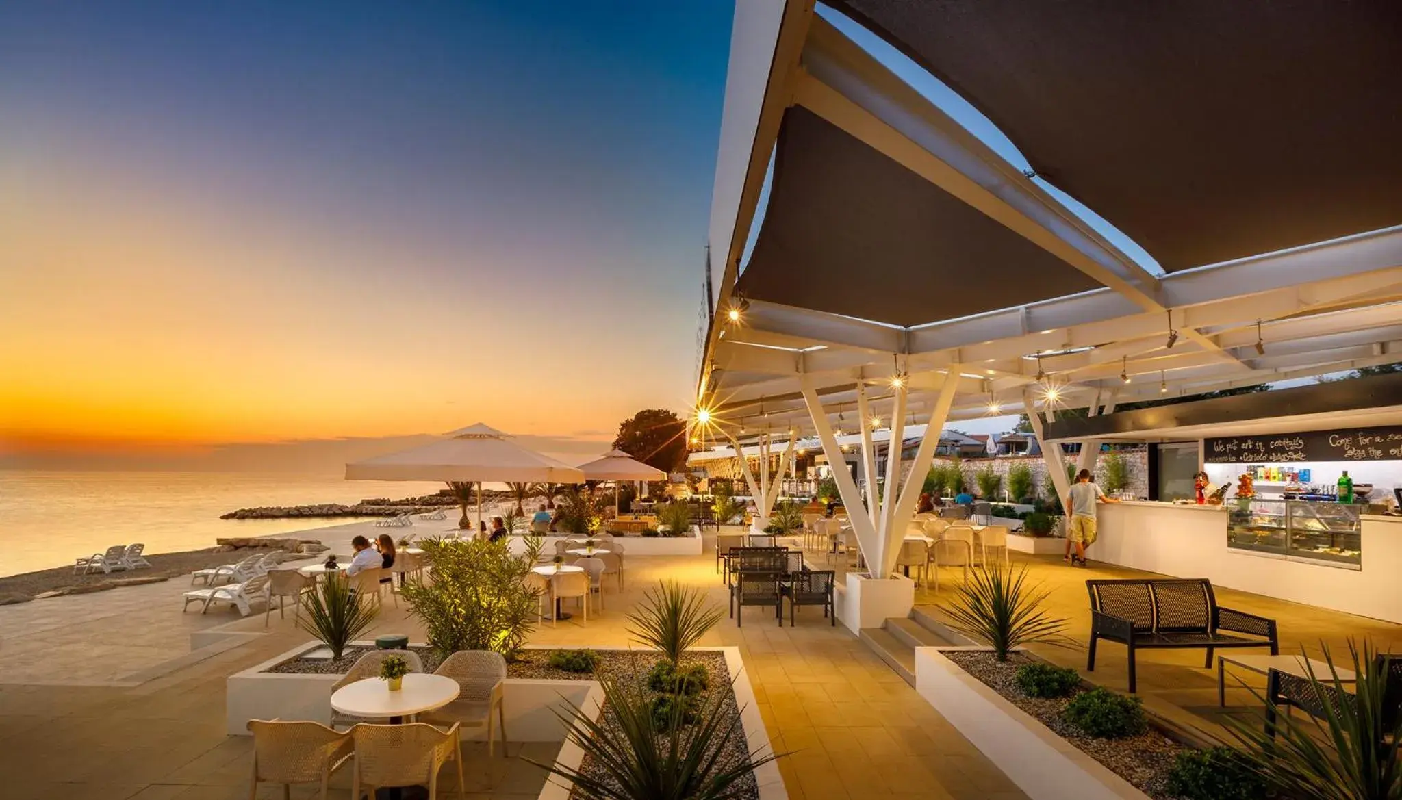 Lounge or bar in Aminess Maravea Camping Resort Holiday Homes - Premium Lounge or bar in Aminess Maravea Camping Resort Holiday Homes - Premium