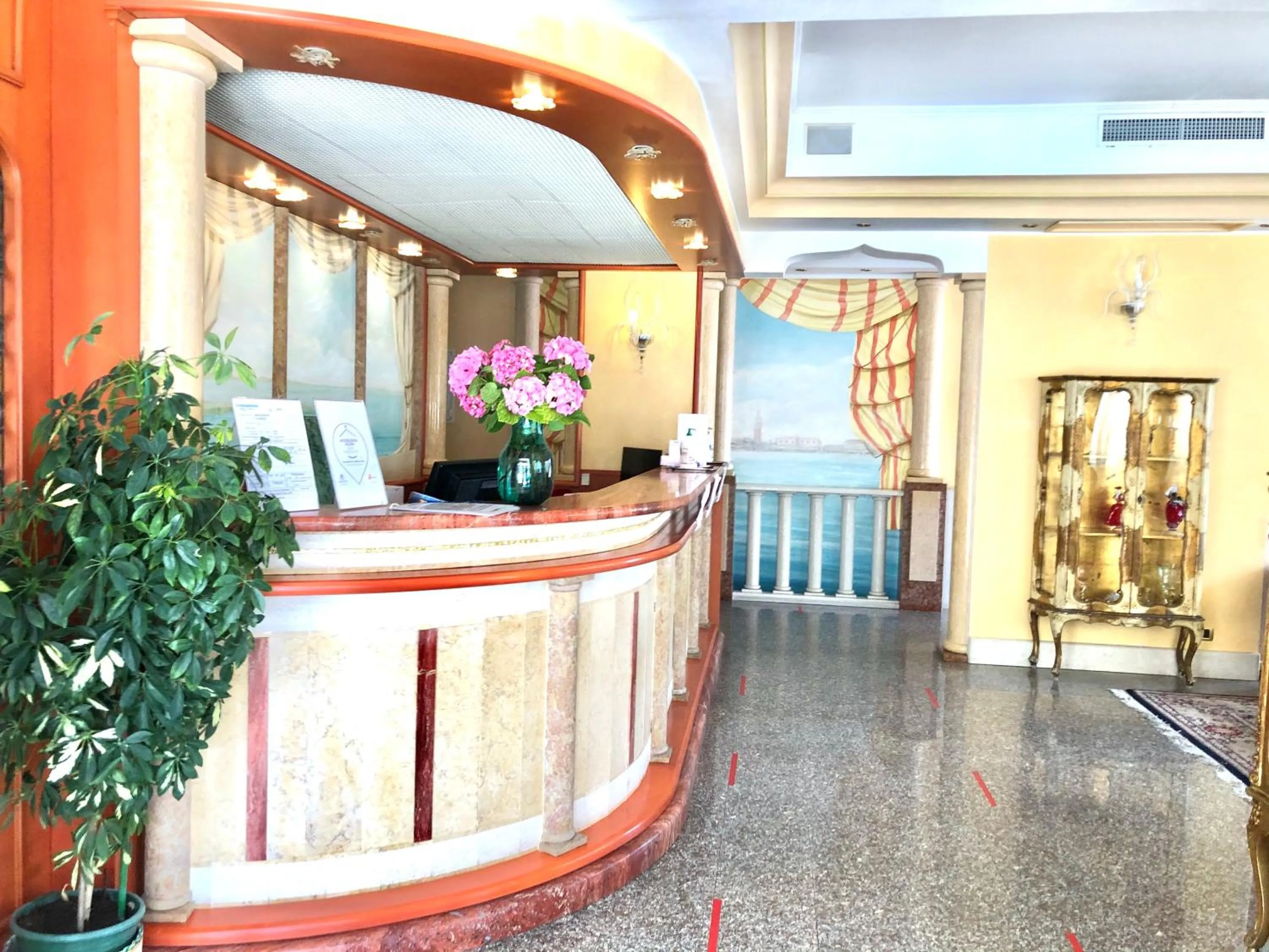 Lobby or reception in Hotel Margherita