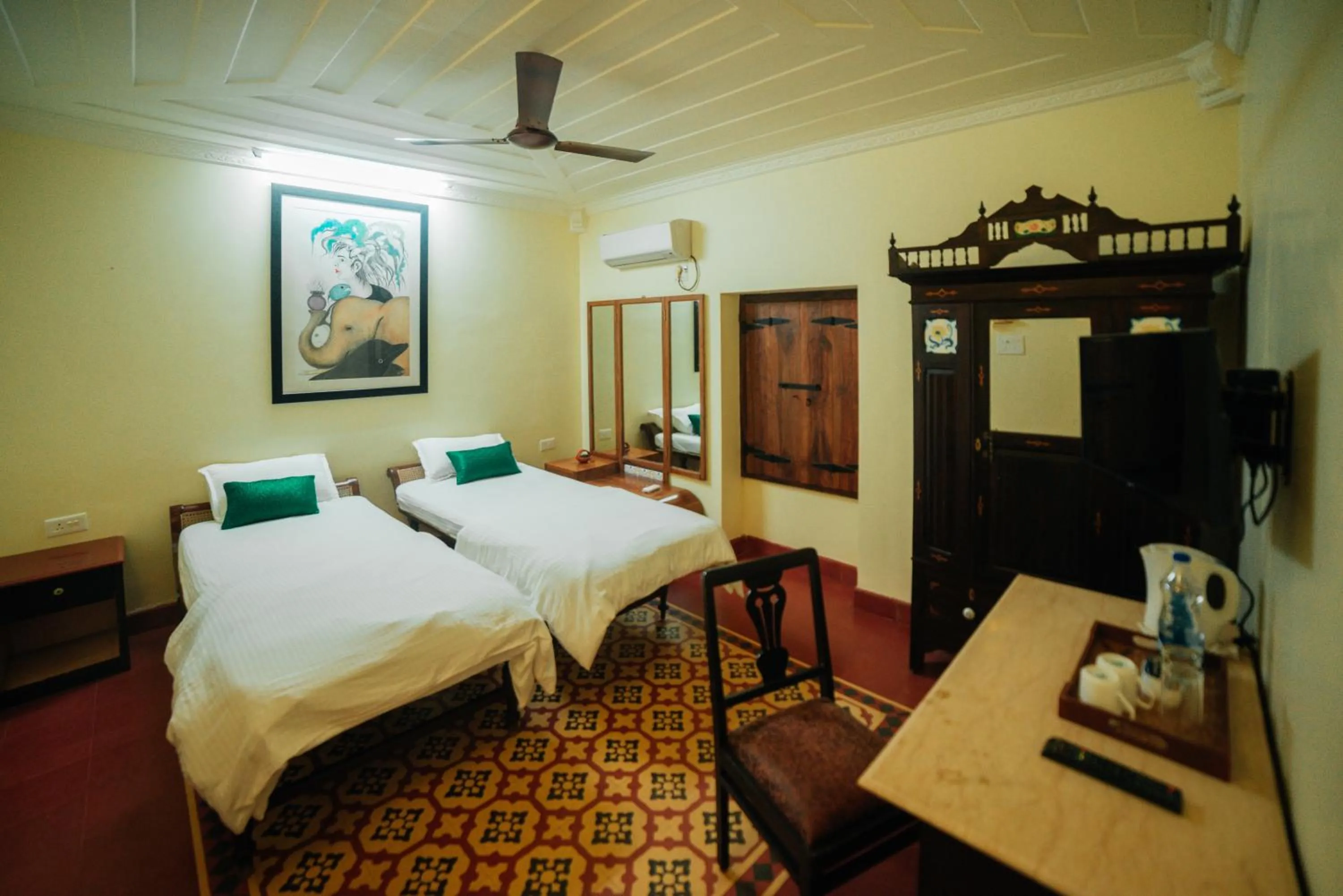 Bed in Casa Menezes - A Heritage Goan Homestay
