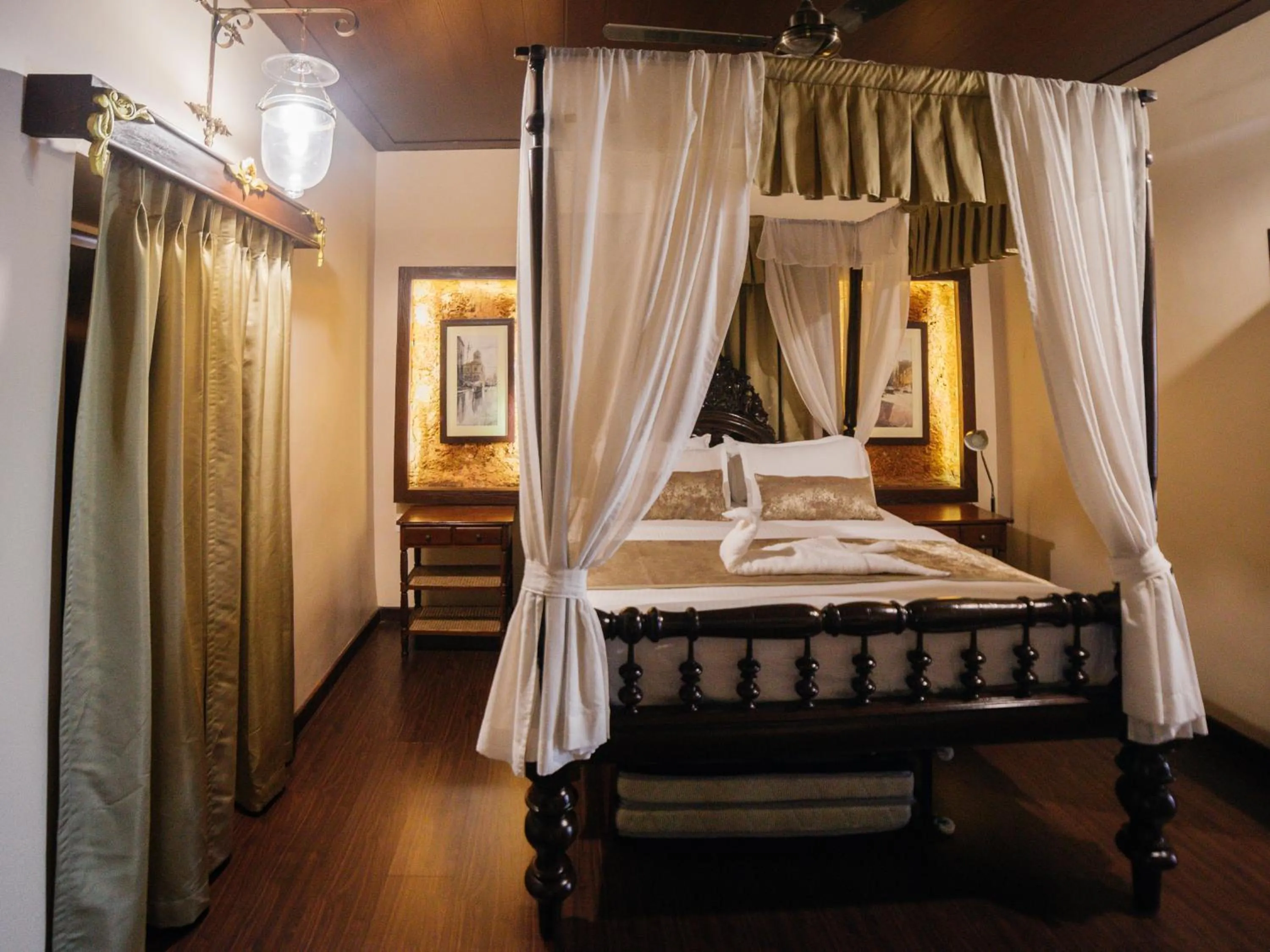 Bed in Casa Menezes - A Heritage Goan Homestay