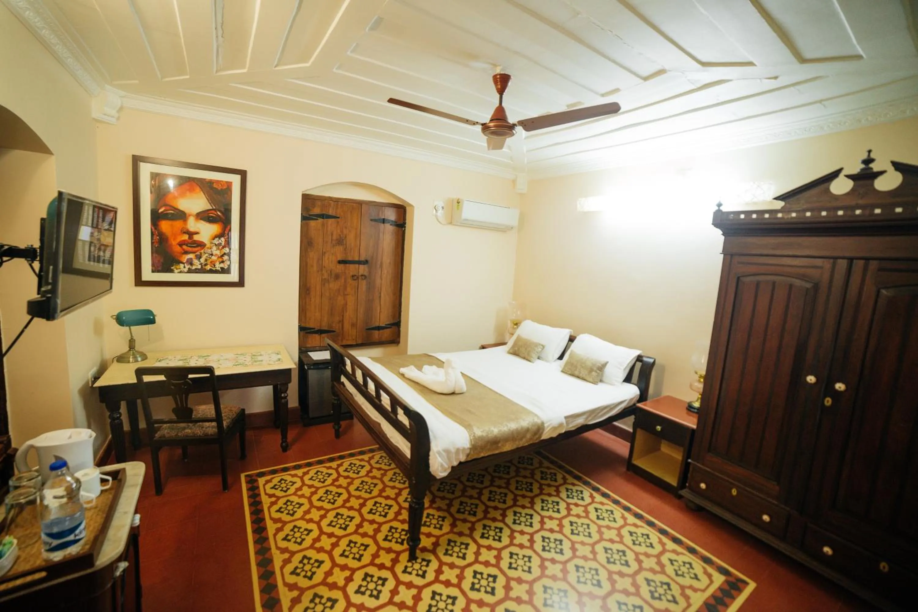 Bed in Casa Menezes - A Heritage Goan Homestay