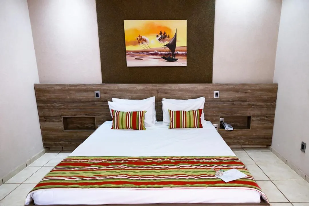 Bed in Hotel Pousada Villa Itália Olímpia