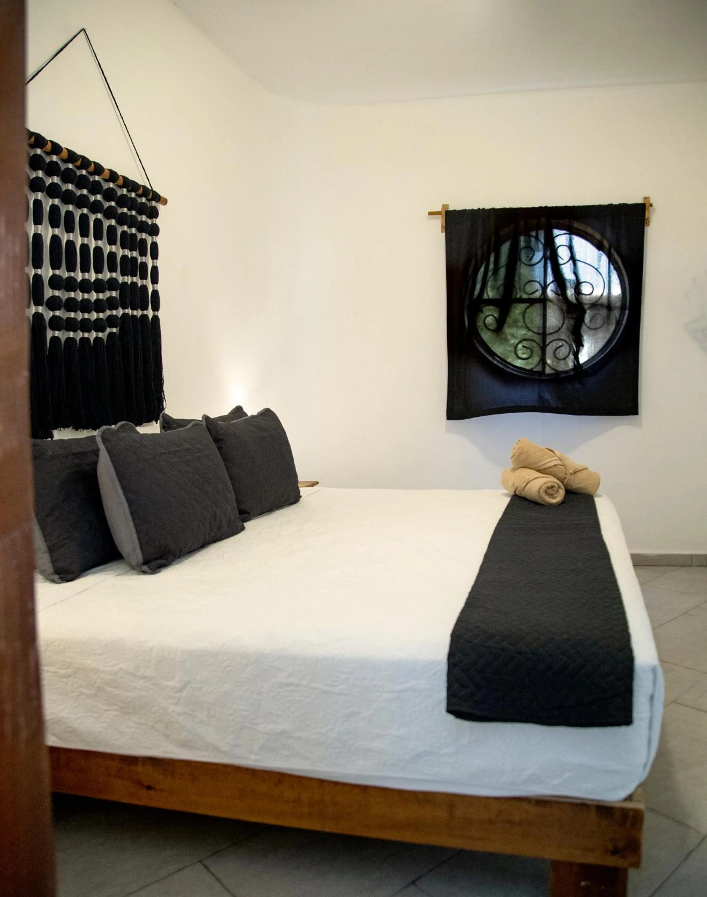 Bed in Sonido del mar Hotel Boutique & Yoga Loft
