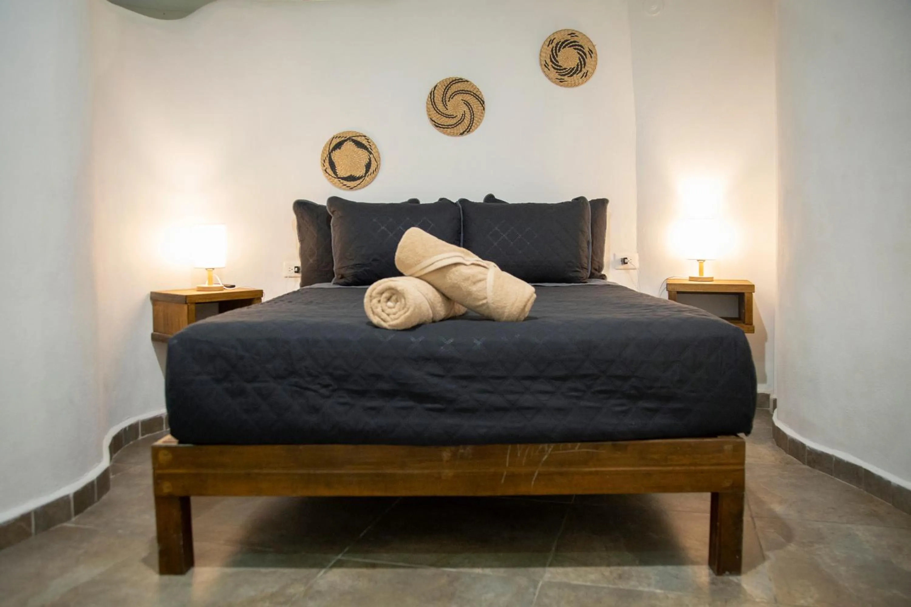 Bed in Sonido del mar Hotel Boutique & Yoga Loft