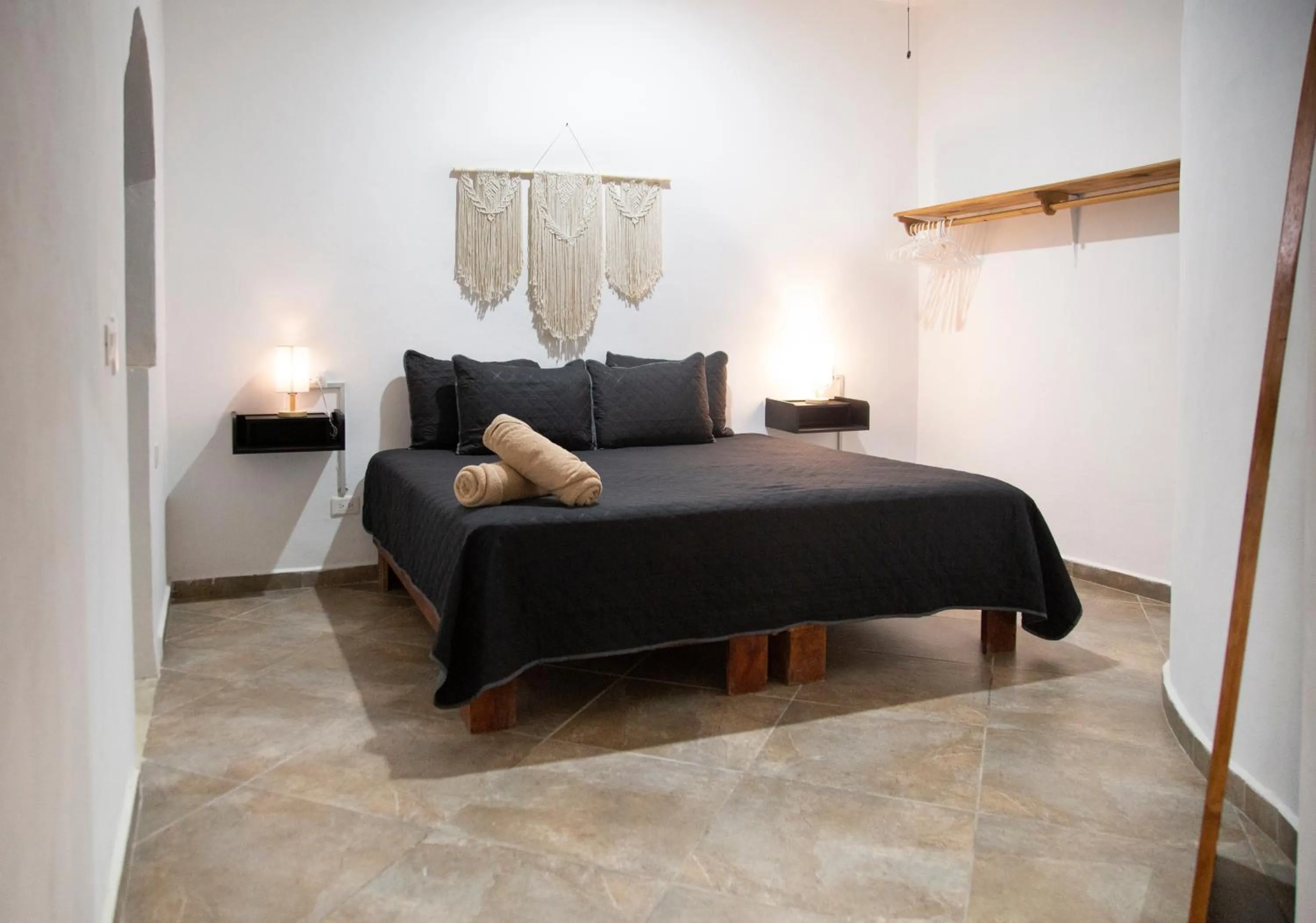 Bed in Sonido del mar Hotel Boutique & Yoga Loft