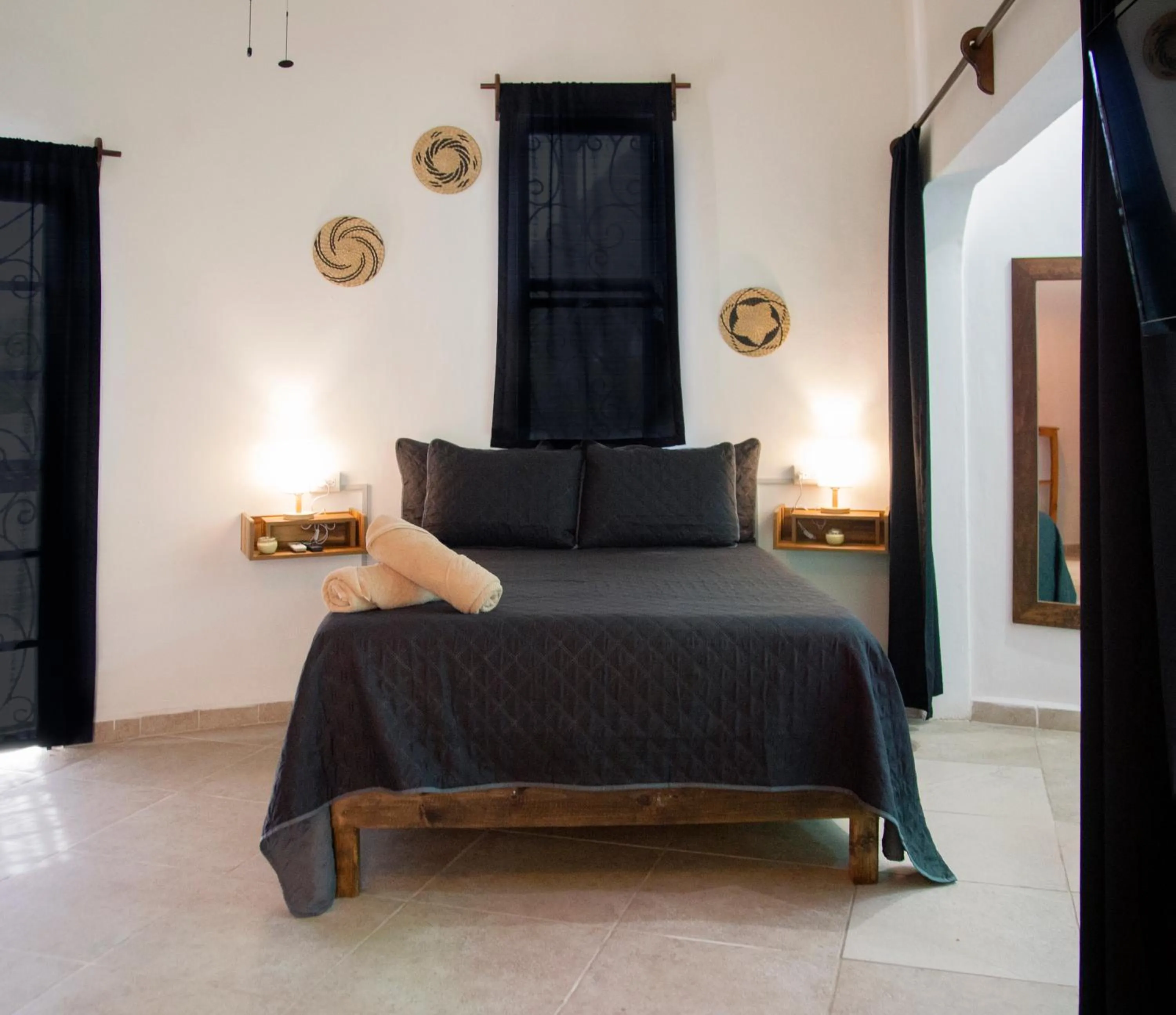 Bed in Sonido del mar Hotel Boutique & Yoga Loft