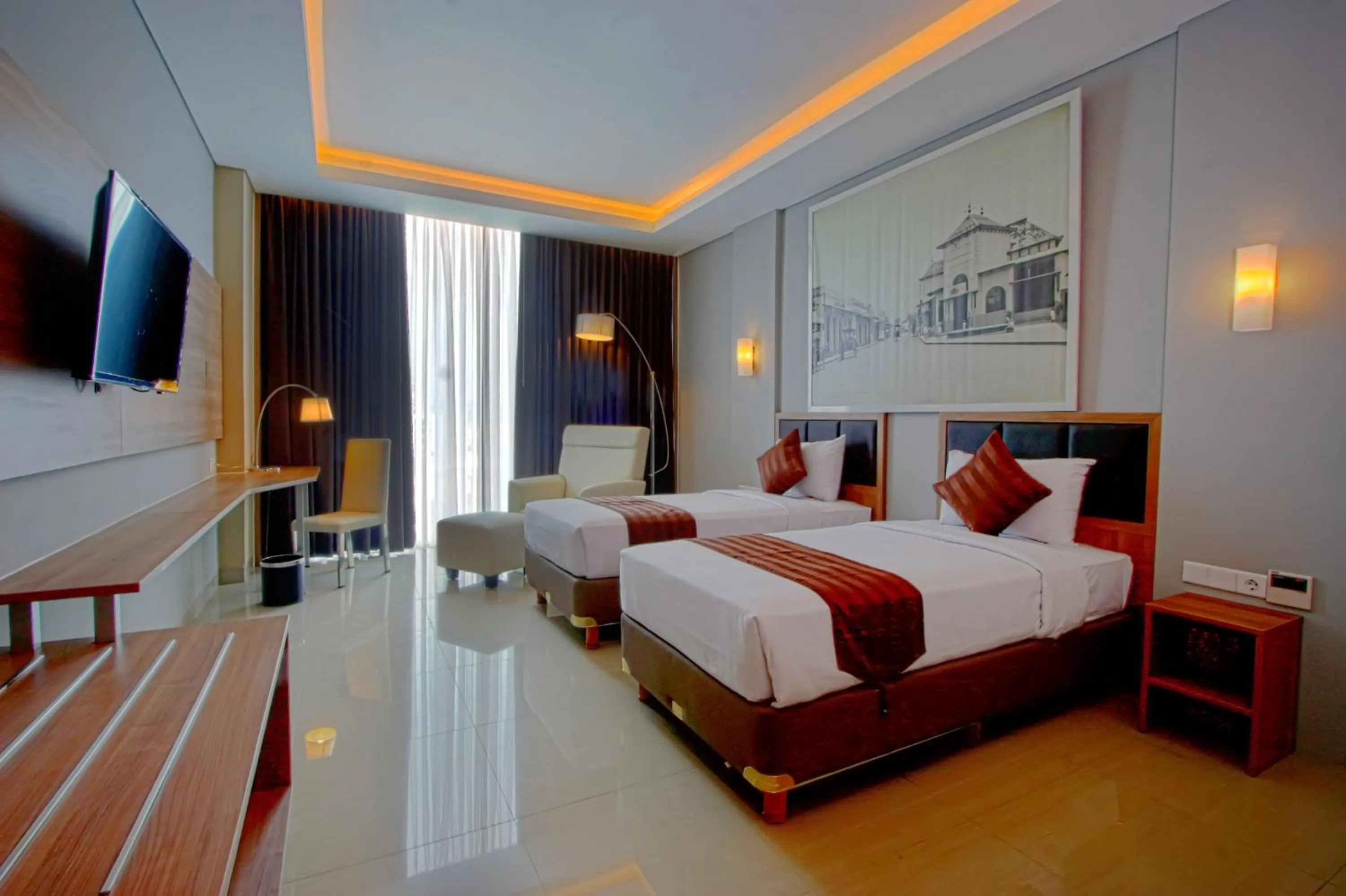 Bedroom, Bed in Pasar Baru Square Hotel Bandung
